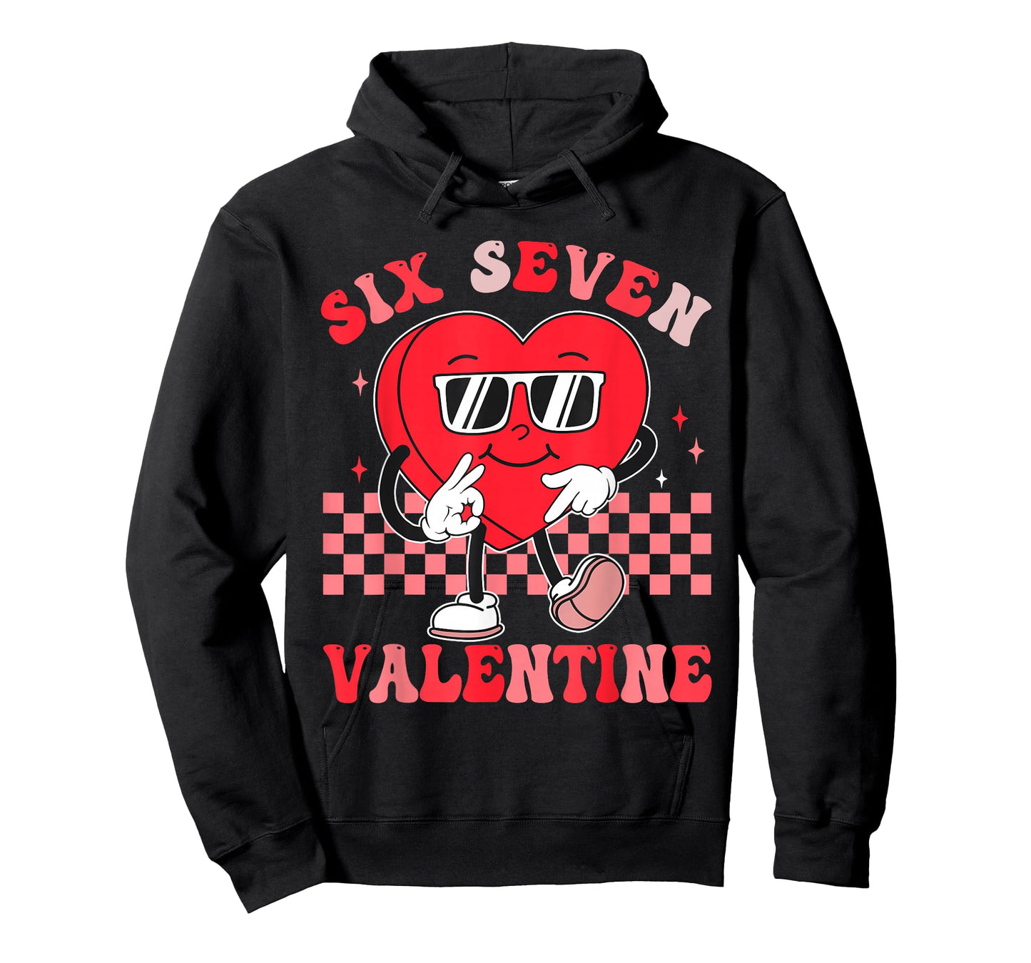 Six Seven 67 Meme Cool Valentine’s for Teens Boys Girls Kids T-Shirt