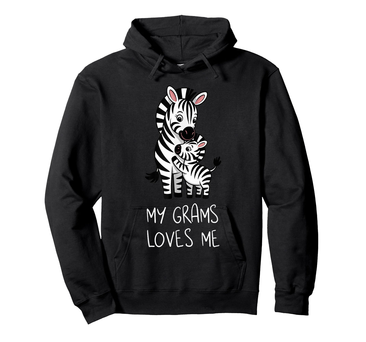 Cute Baby Zebra and Grandma My Grams Loves Me T-Shirt
