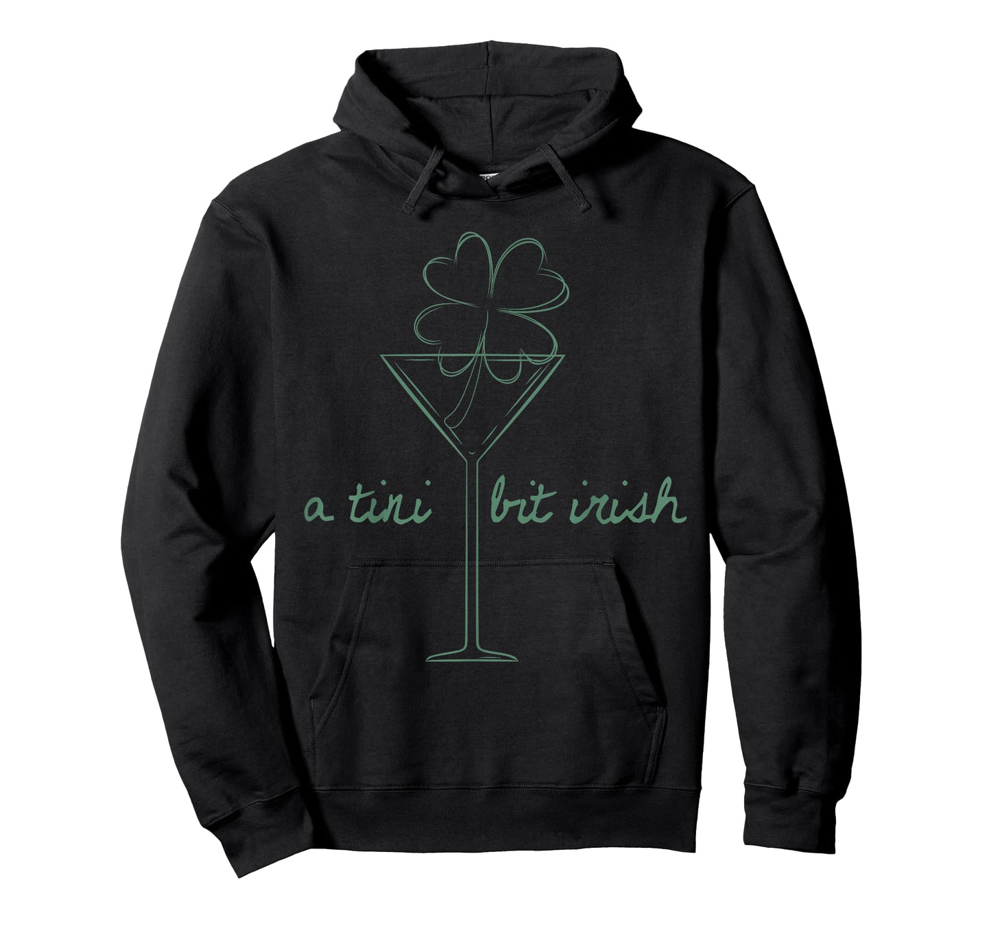 Funny Vintage A Tiny Bit Irish Cocktail Lovers St Patricks T-Shirt