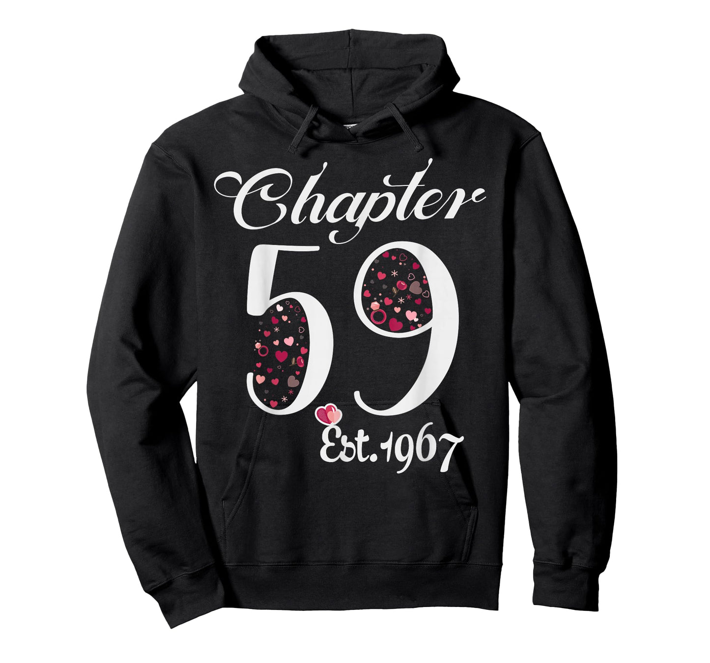 Chapter 59 EST 1967 Happy 59Th Birthday Girl Gift for Her T-Shirt