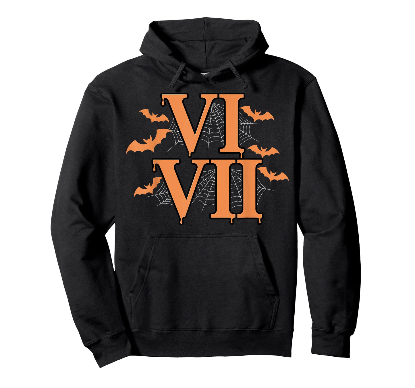 Roman Numerals VI VII 67 Meme Gen Alpha Halloween Six Seven T-Shirt