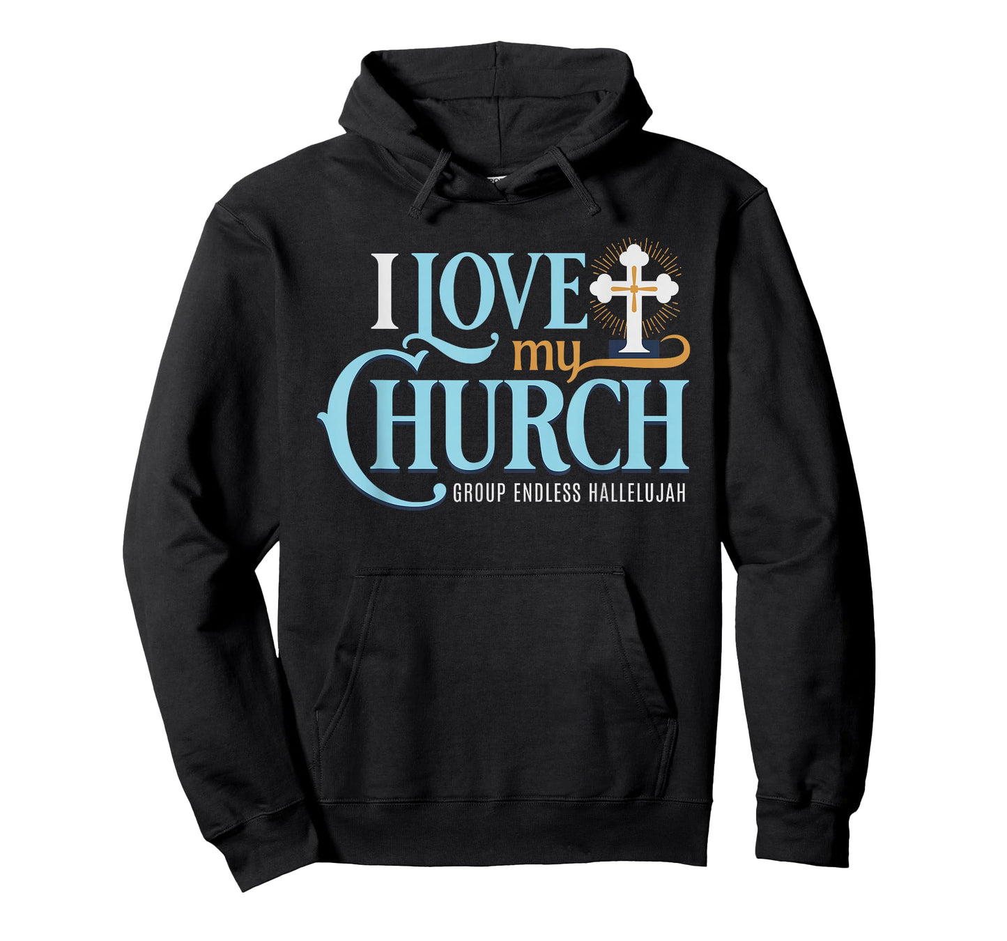 I Love My Church Religious Christian Community Group T-Shirt