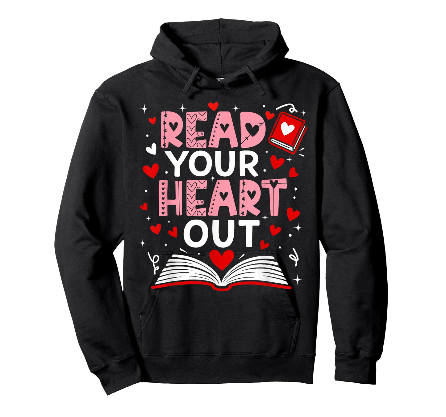 Read Your Heart Out Valentine Reading Book Girl Kid Teacher T-Shirt