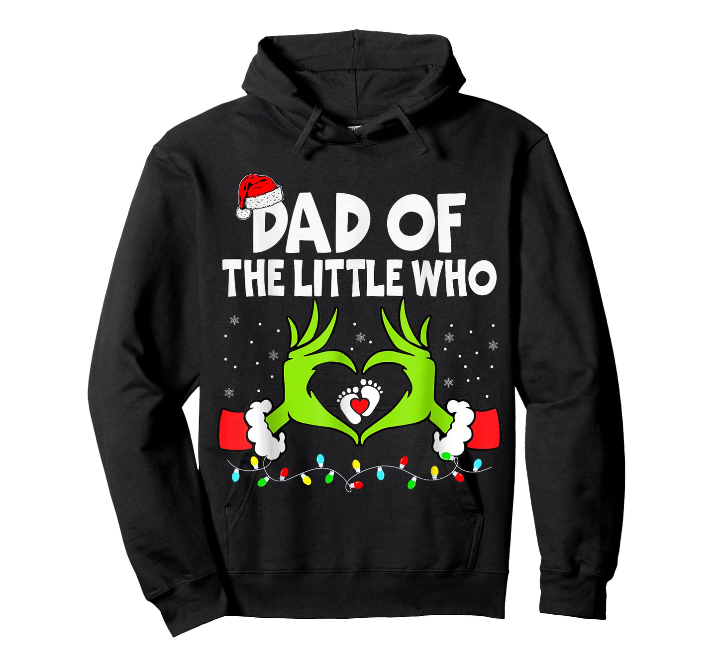 Dad of The Little Who Funny Christmas Pregnancy Announcement T-Shirt