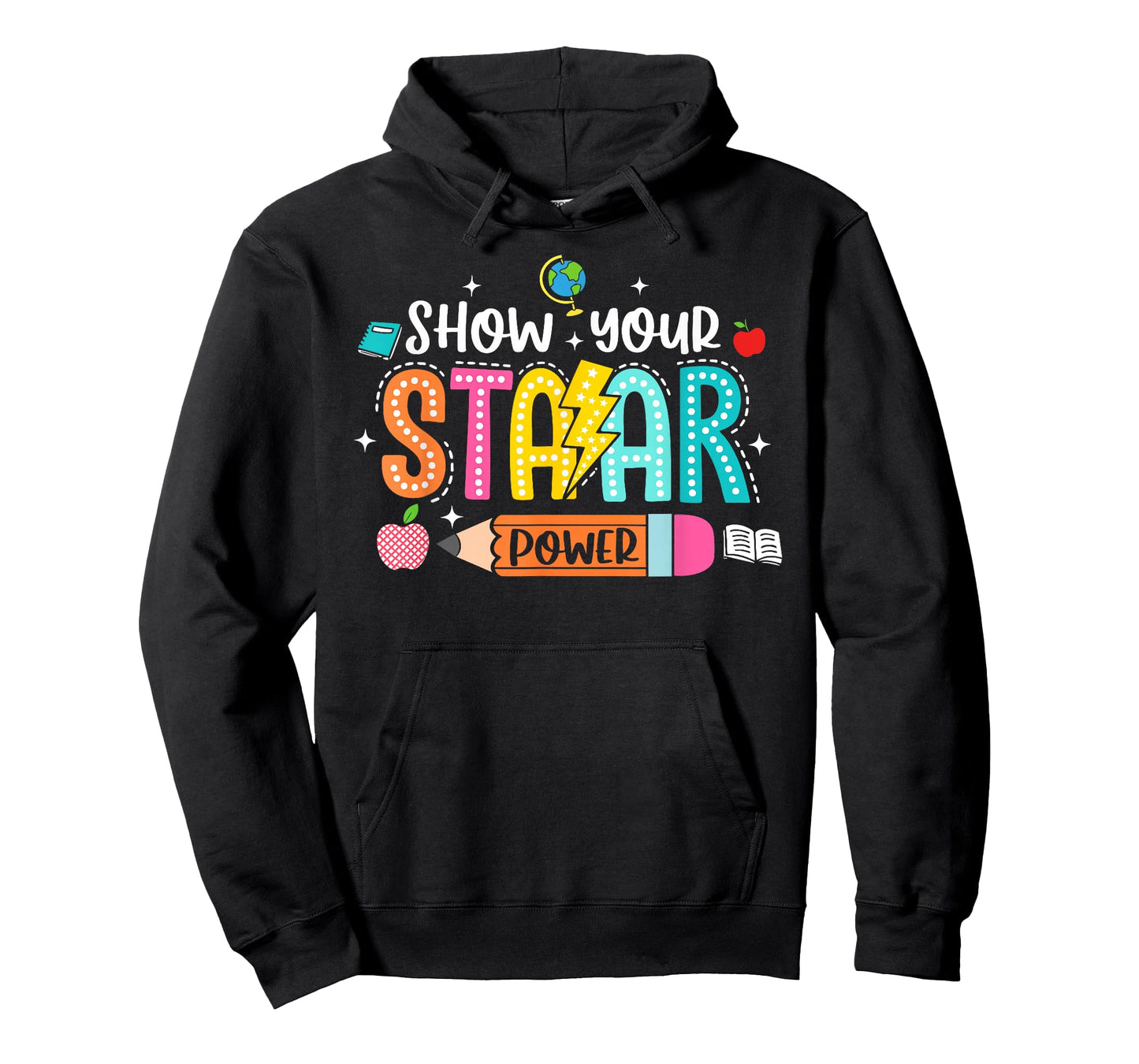 Groovy Show Your STAAR Power Teacher Testing Exam Test Day T-Shirt