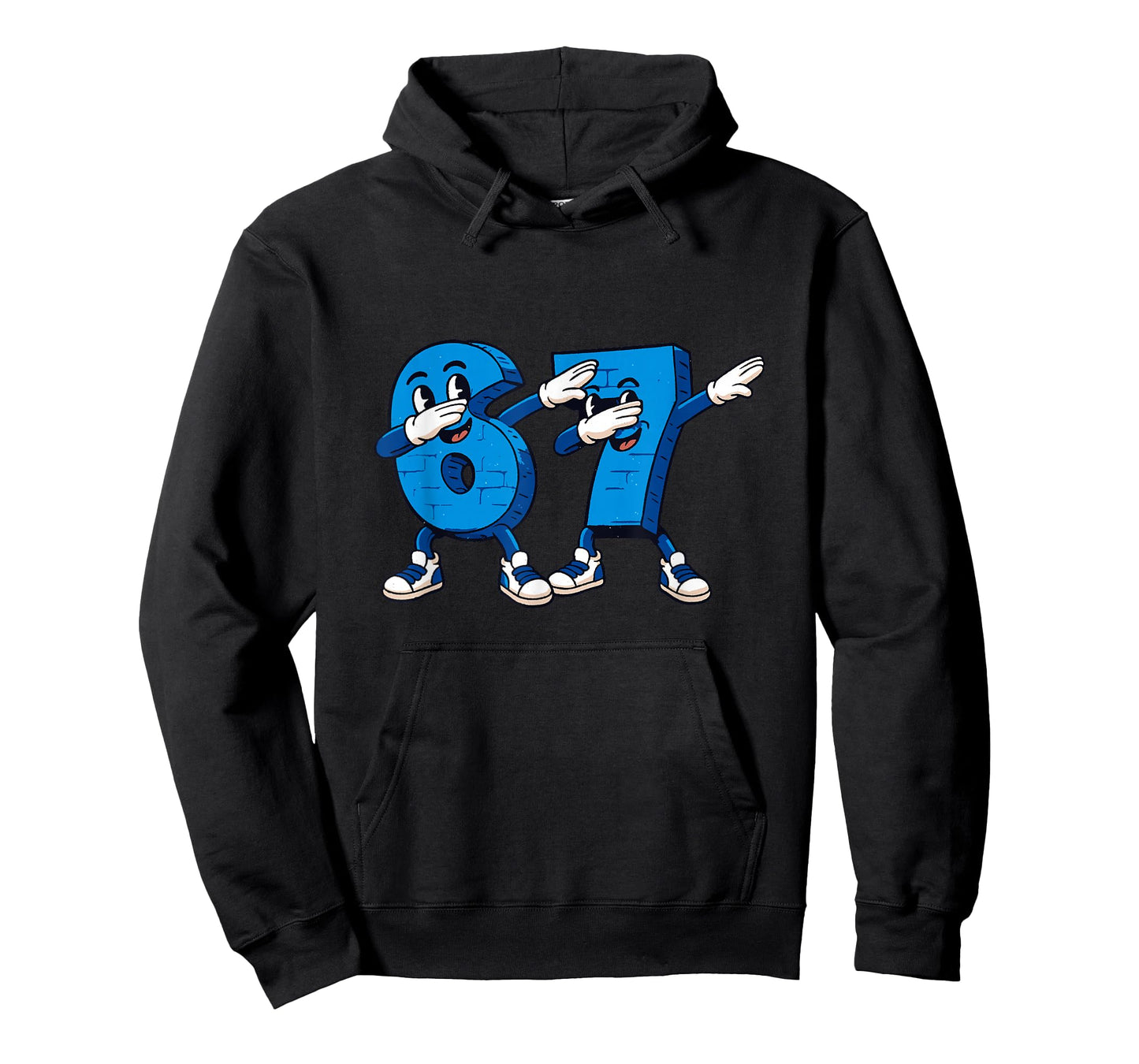 Six Seven Dabbing Cool Meme 67 Funny Dab Number T-Shirt