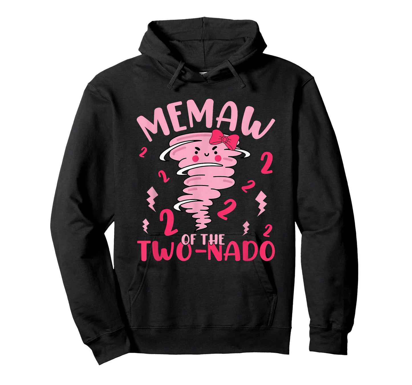 Memaw of The Two-nado Tornado Theme 2nd Birthday Party T-Shirt