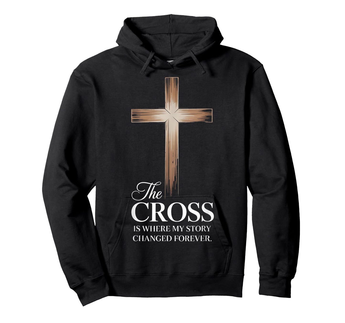 The Cross is Where My Story Changed Forever: Christian Faith T-Shirt