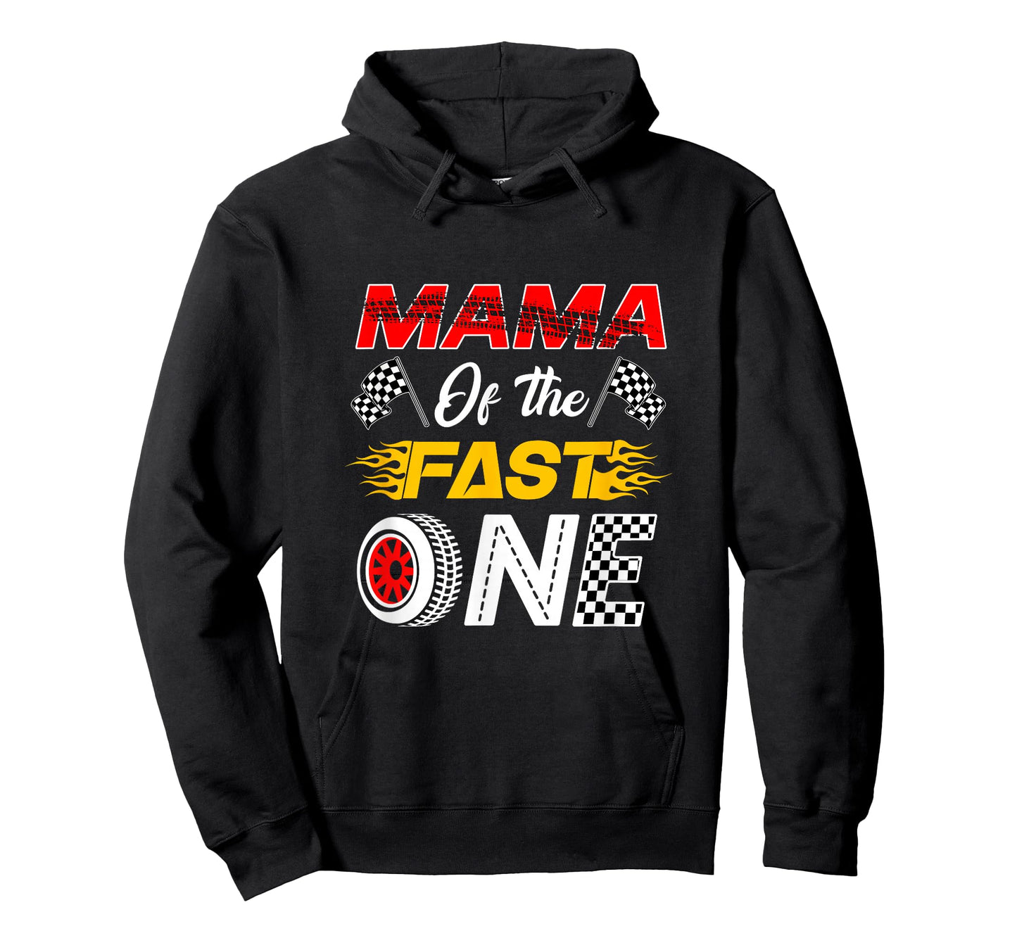 Mama of The Fast One 1St Birthday Race Car Family T-Shirt