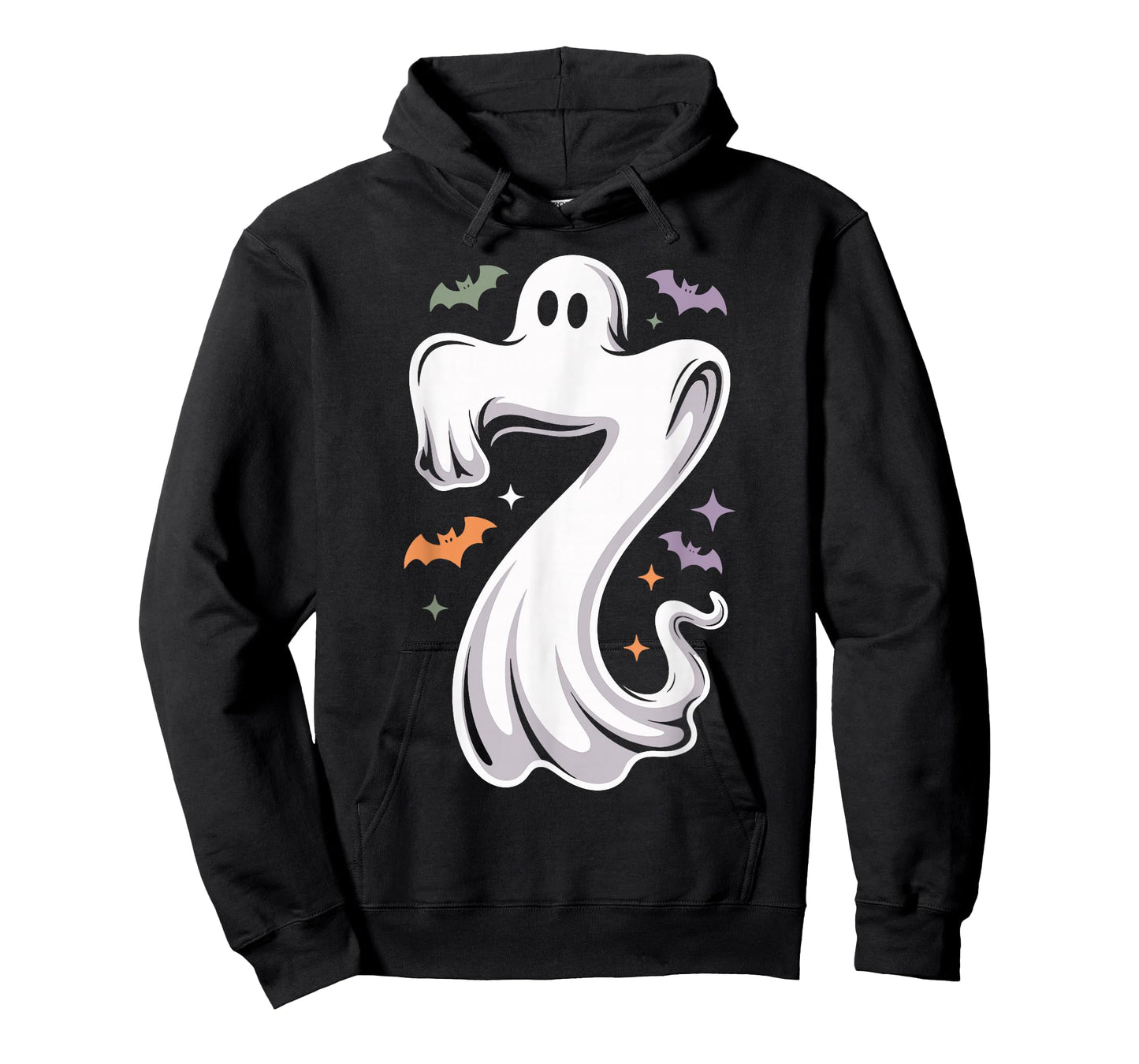 Funny 7 Ghost Meme Halloween Costume Matching Design T-Shirt