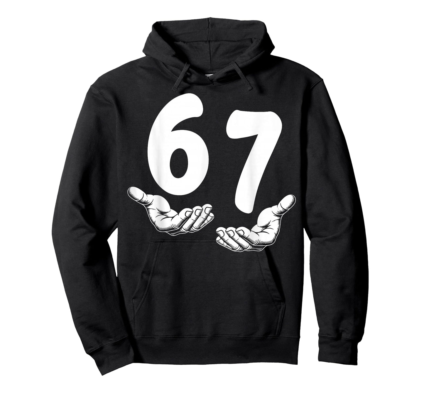 Six Seven 6 7 Meme Hands Funny Kids Teen Boys T-Shirt