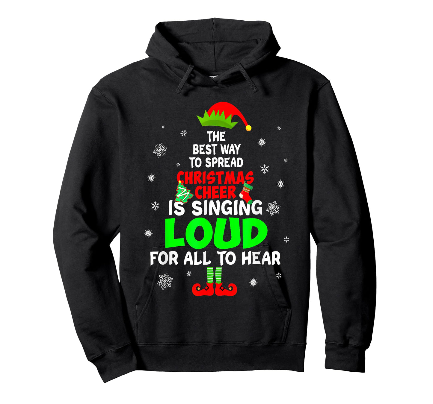 Elf Xmas The Best Way to Spread Christmas Cheer Men Women T-Shirt