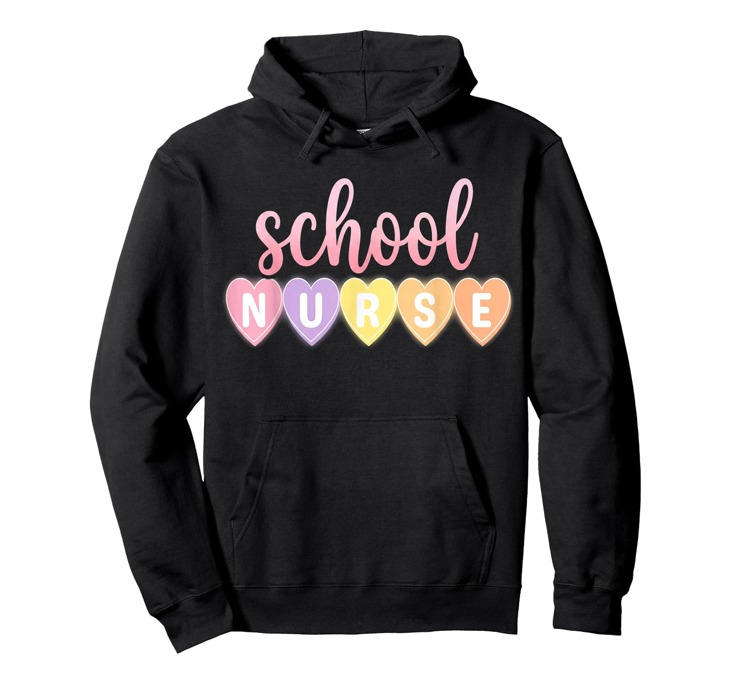 Hearts School Nurse Medical Assistant Valentines Day Nurses T-Shirt