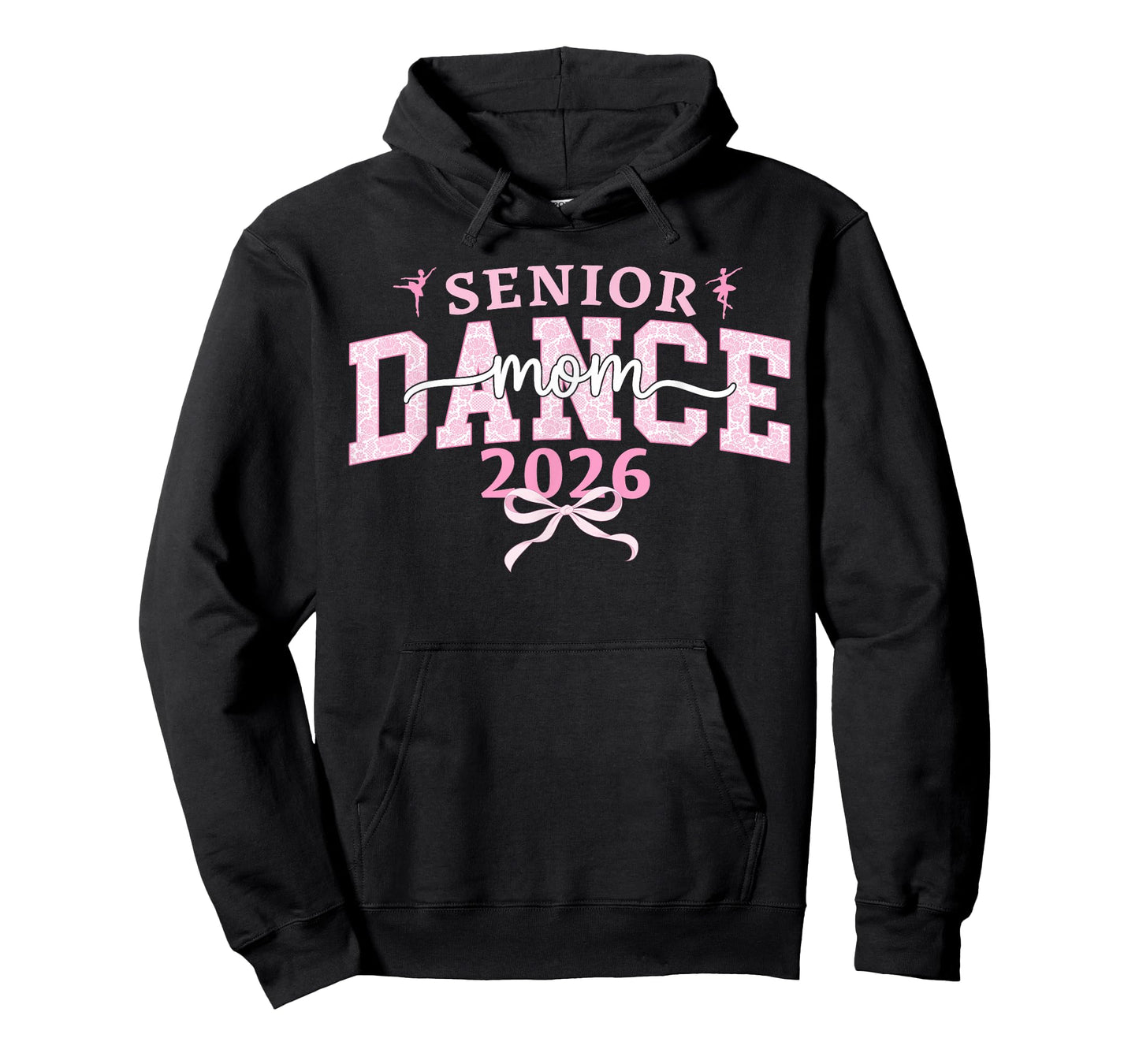 Dance Senior Mom 2026 Coquette Ballet Dancing Senior Mama T-Shirt