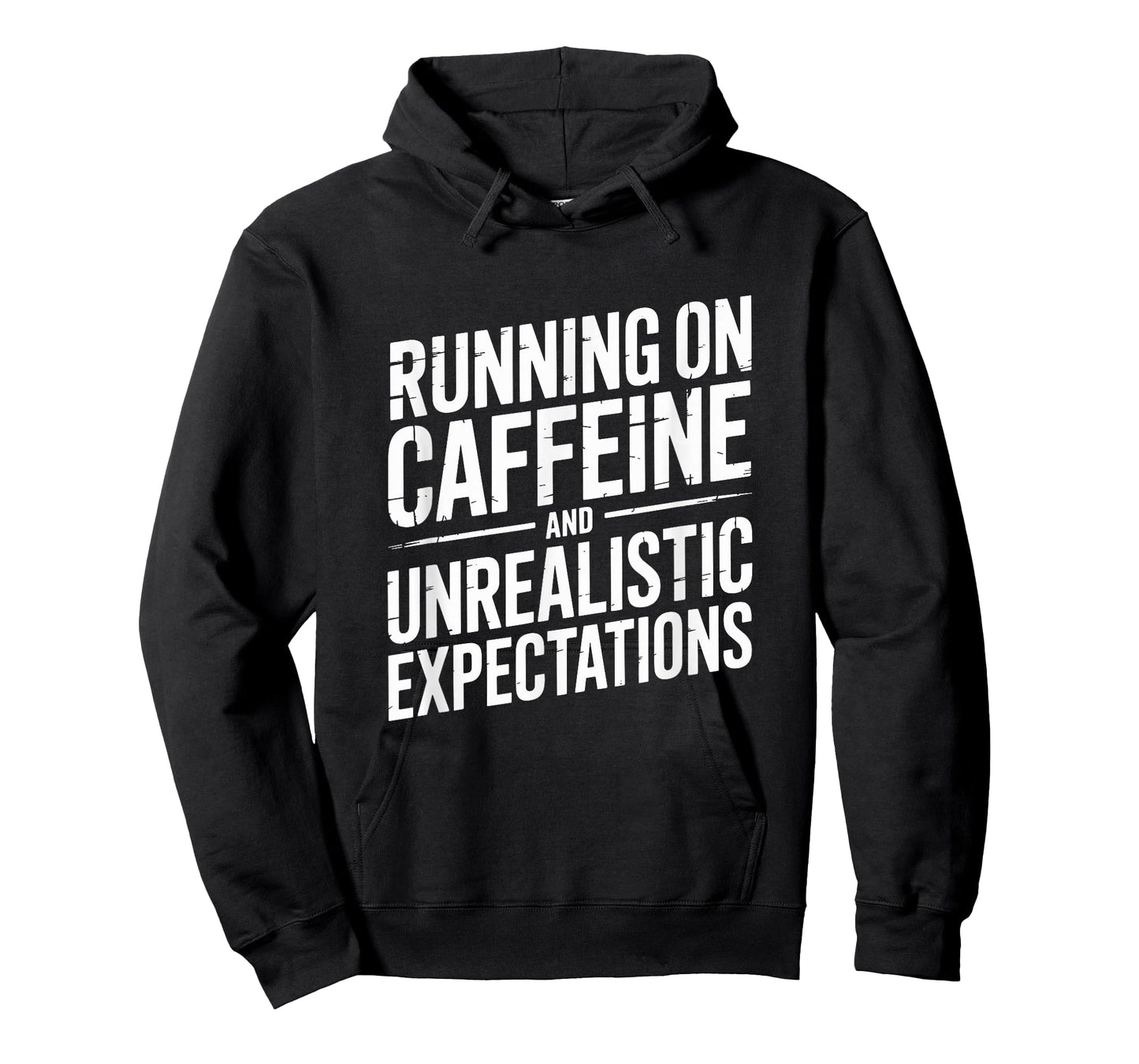 Running On Coffee and Unrealistic Expectations Funny Dad Mom T-Shirt