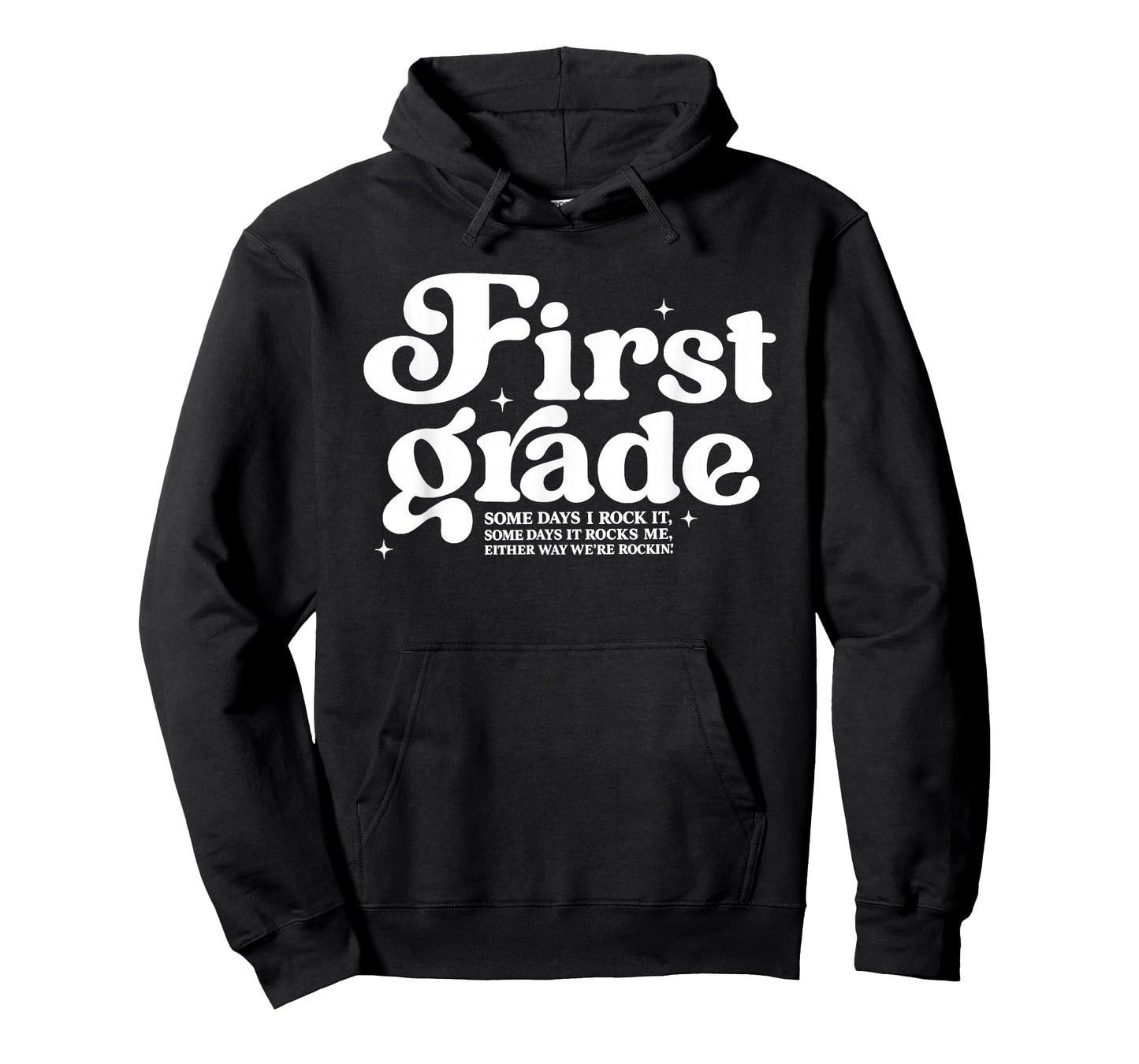 Some Days I Rock It First Grade Retro Teacher T-Shirt