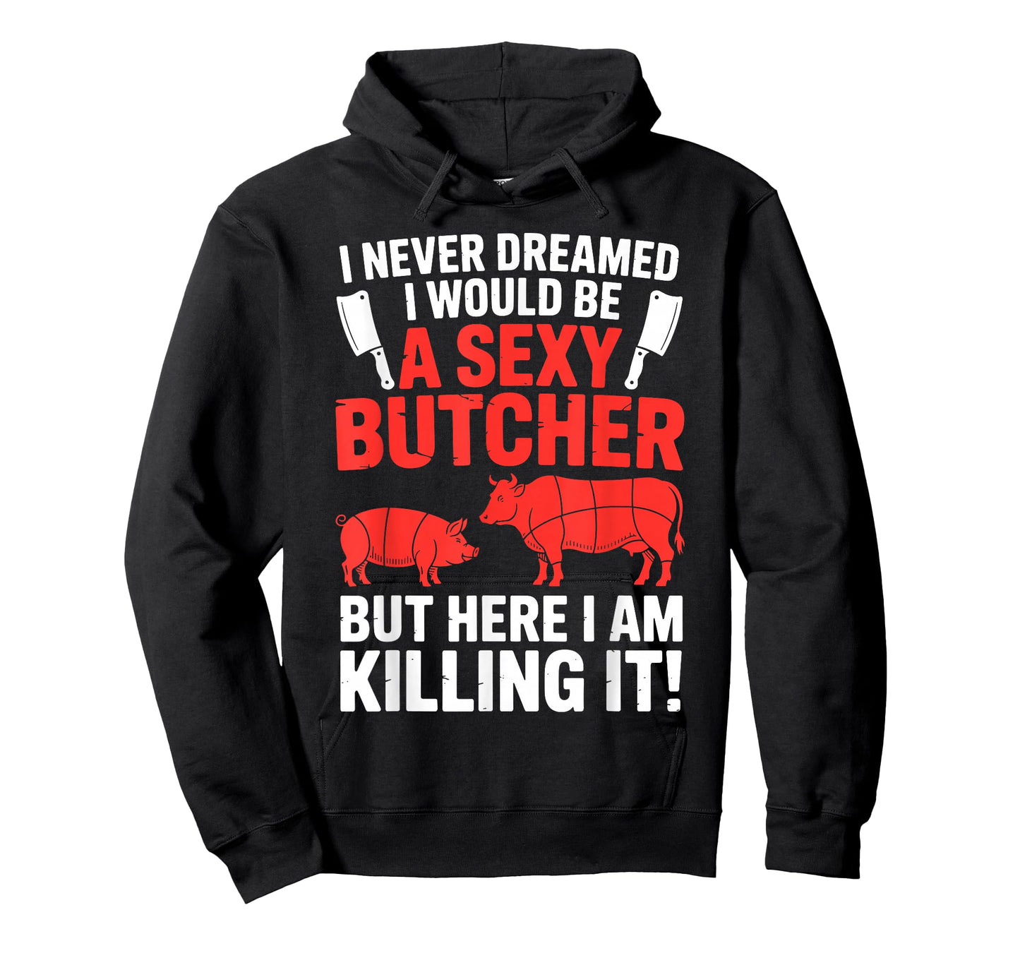 Funny Butcher Design for Men Women Butchery Meat Butcher T-Shirt