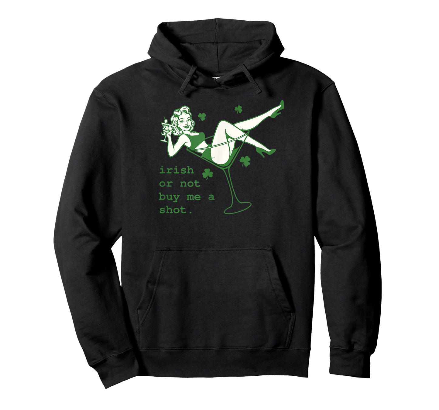 Irish Or Not Buy Me Shot Martini Funny Irish St Patricks T-Shirt