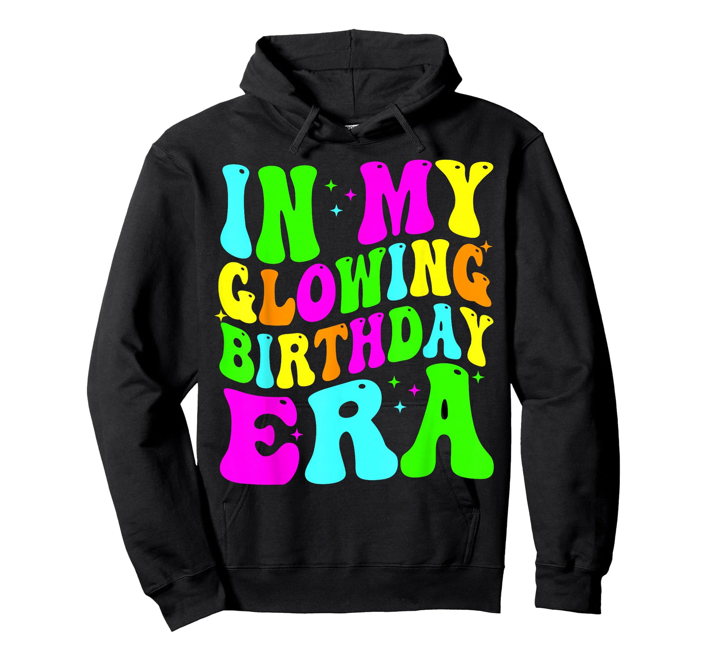 in My Glowing Birthday Era Groovy Colorful Bright T-Shirt