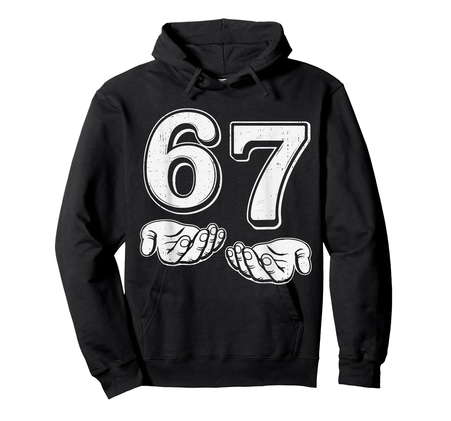 Six Seven 6 7 Meme Gen Alpha Slang 6 7 Hands Mens Boys Kids T-Shirt