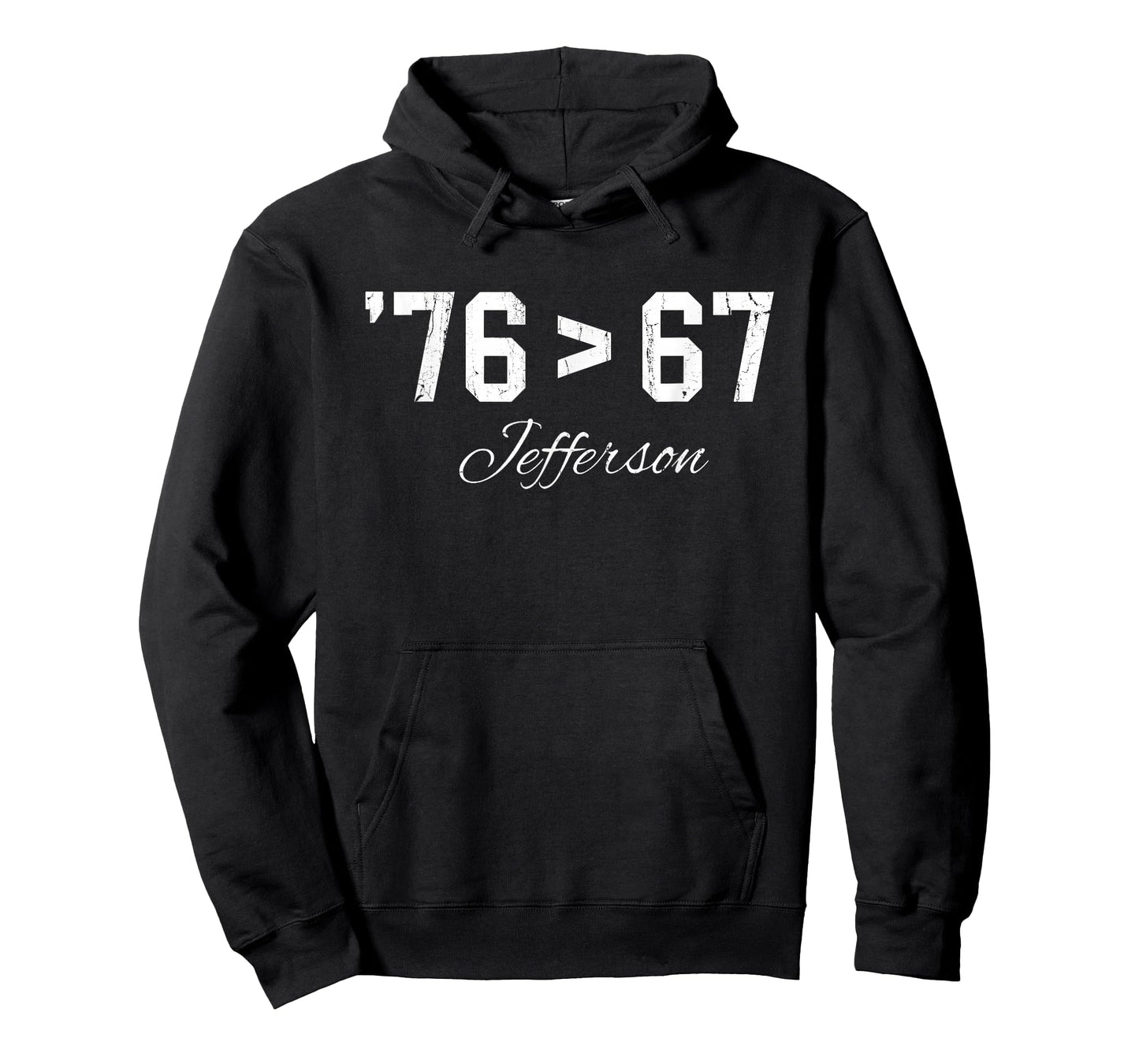 76 > 67 Jefferson, Six Seven Meme T-Shirt