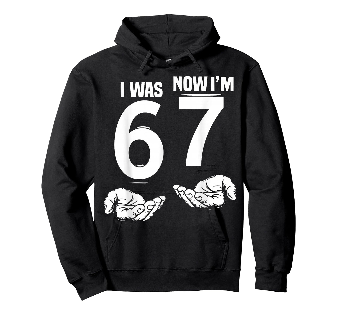 7 Year Old Birthday I was 6 Now I'm 7 67 Funny for Kids T-Shirt