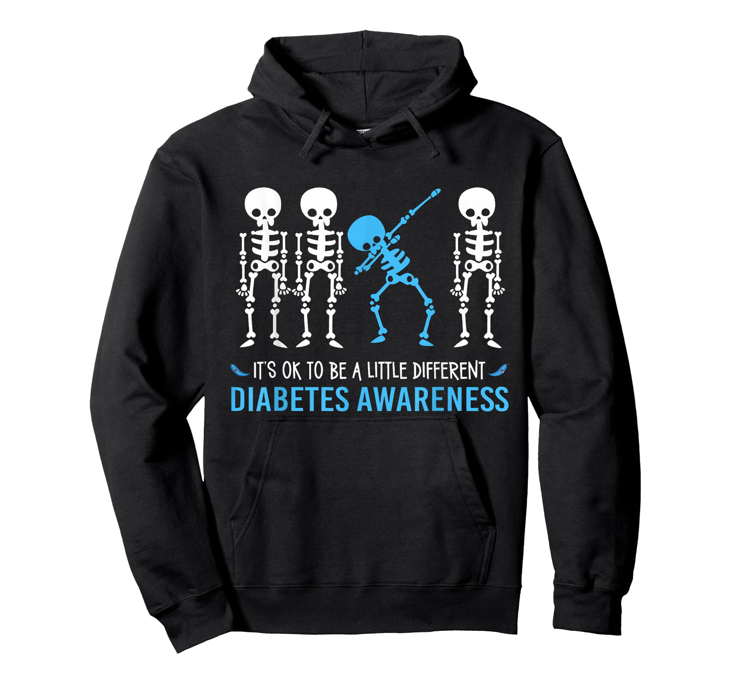 Type One of A Kind Type 1 Diabetes Awareness Skeleton T-Shirt