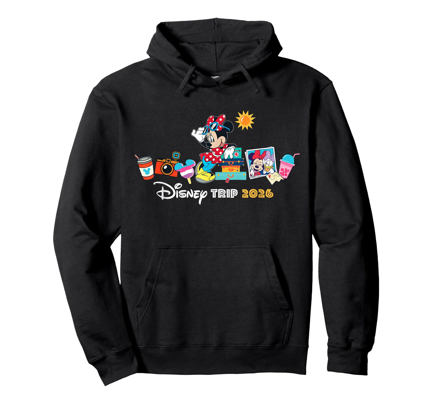 Disney Minnie Mouse Disney Trip 2026 Retro Vacation Matching T-Shirt