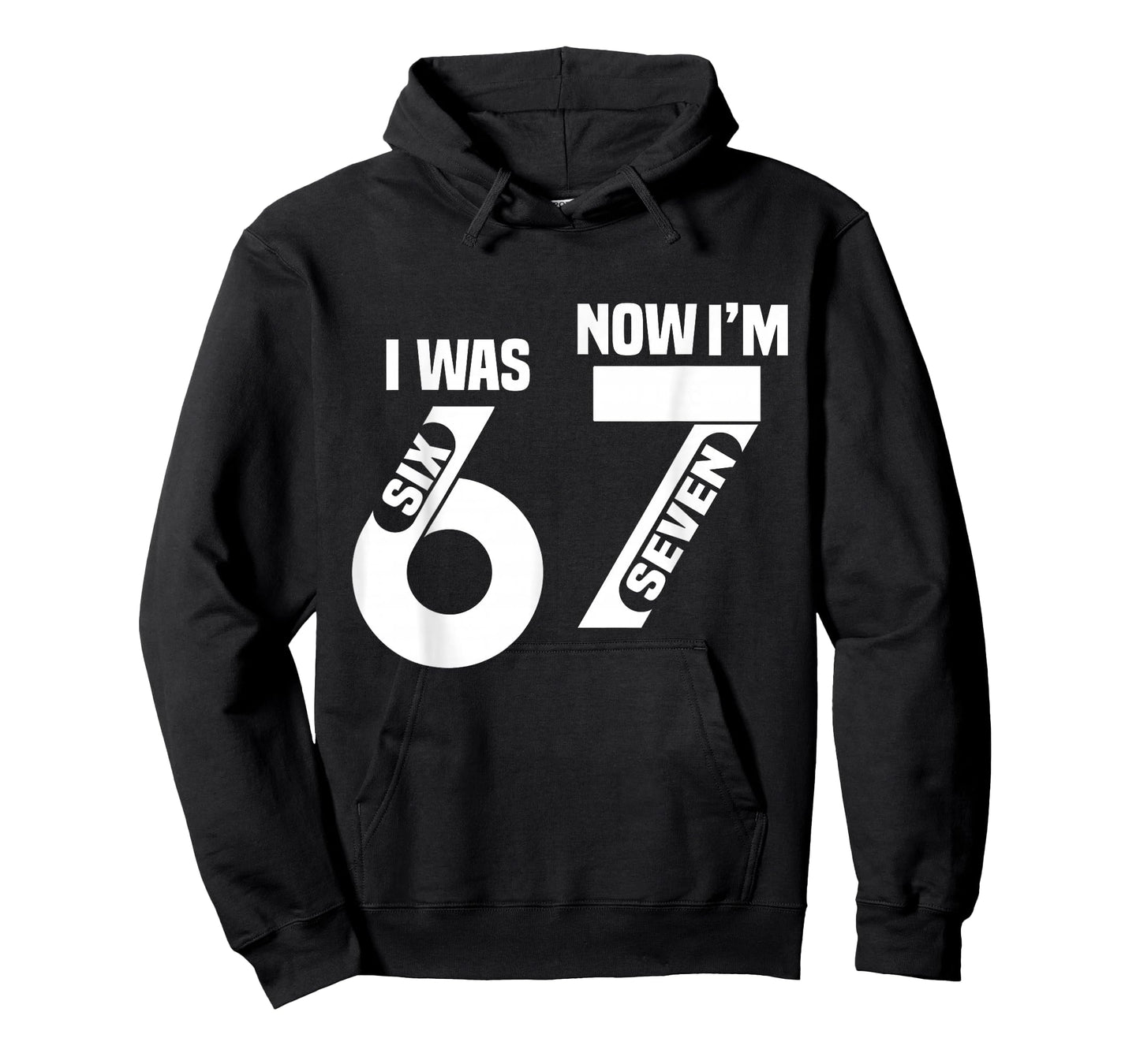 7 Year Old Birthday i was 6 Now I'm 7 67 Funny for Kids T-Shirt