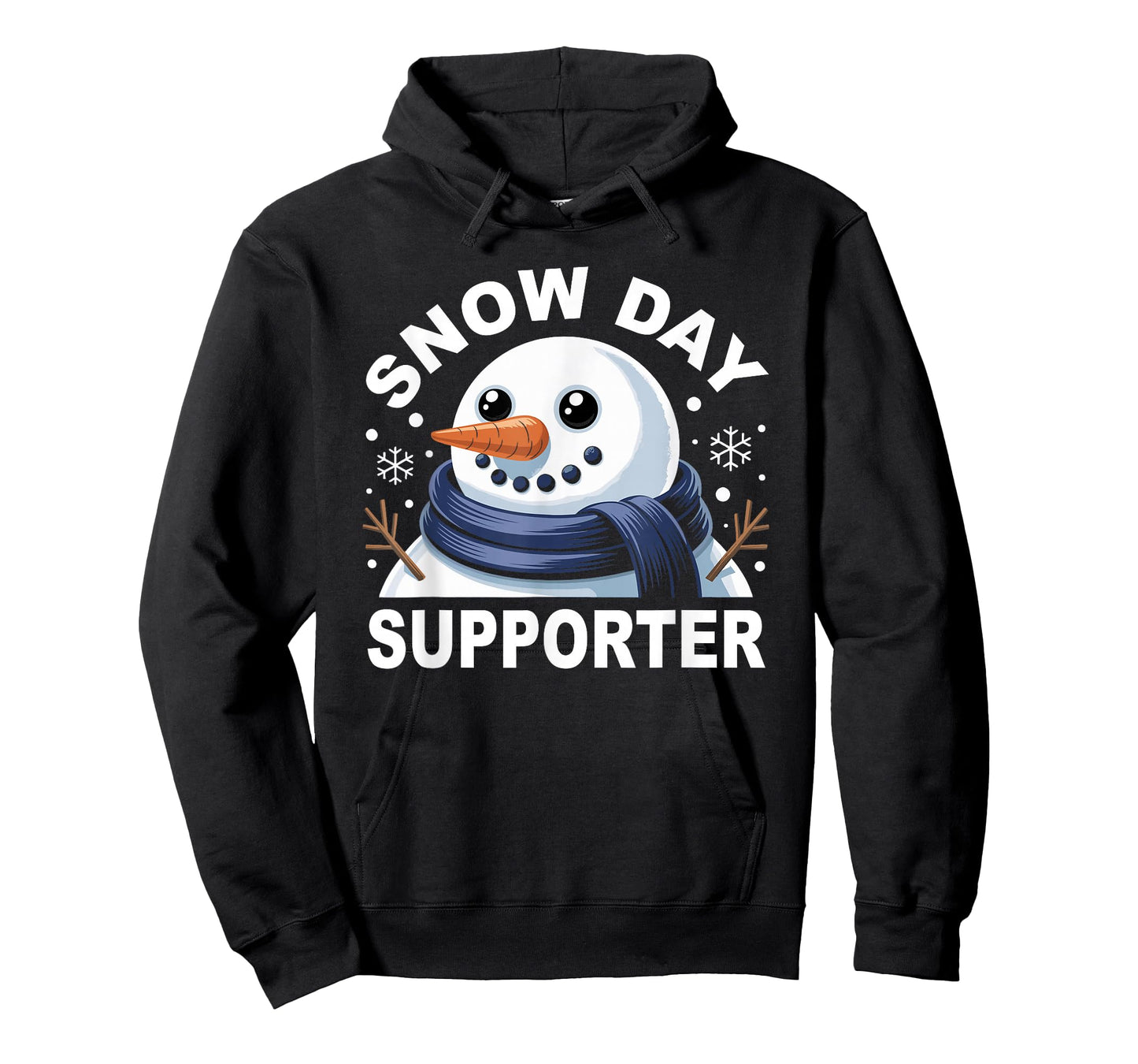 Snow Day Supporter Fun Snowman Design for Winter Lovers T-Shirt