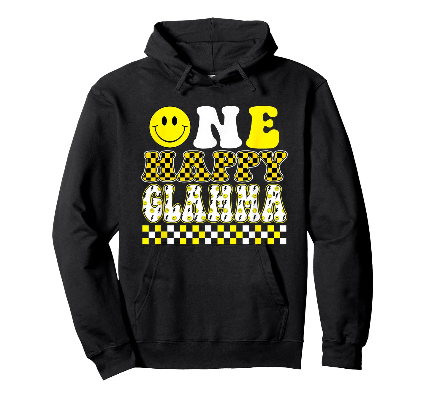 One Happy Dude Glamma 1st Birthday Family Matching T-Shirt