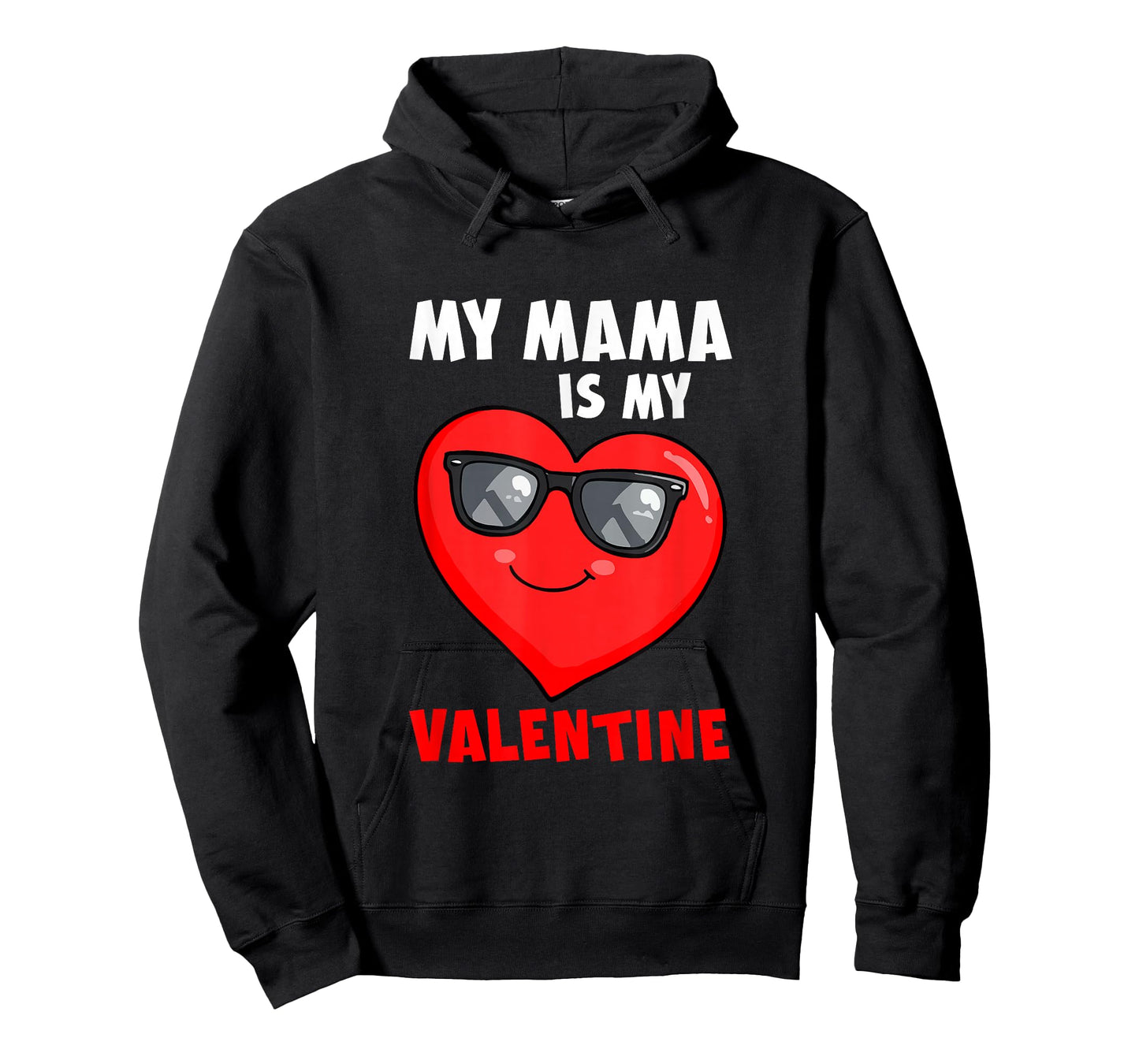 My Mama is My Valentine Heart Sunglasses Boys Proud Family T-Shirt