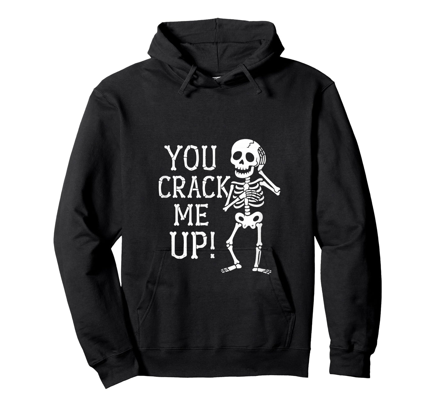 Funny Skeleton Halloween Costume You Crack Me Up Men Women T-Shirt