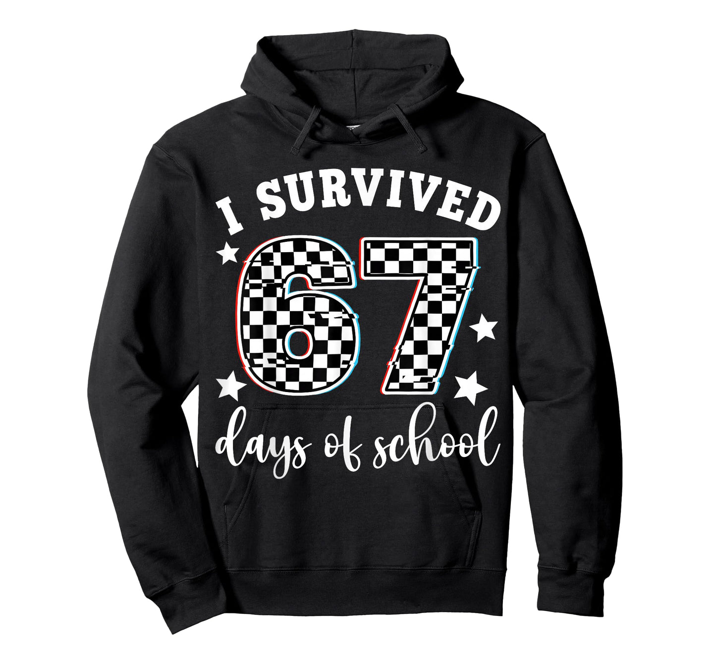 I Survived 67 Days of School Funny 67 Teachers Students Meme T-Shirt