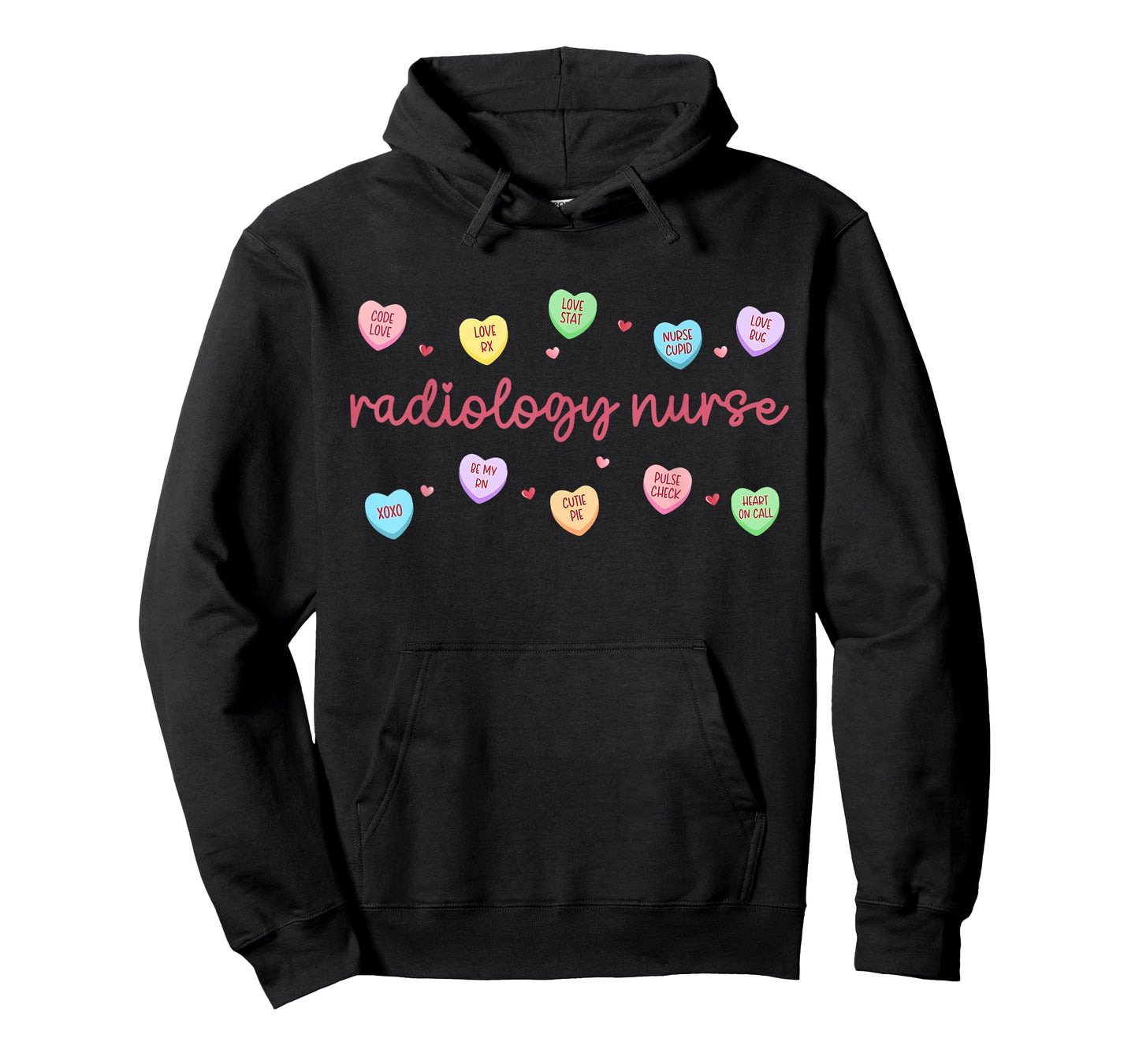 Radiology Nurse Valentine Conversation Heart CT Technologist T-Shirt