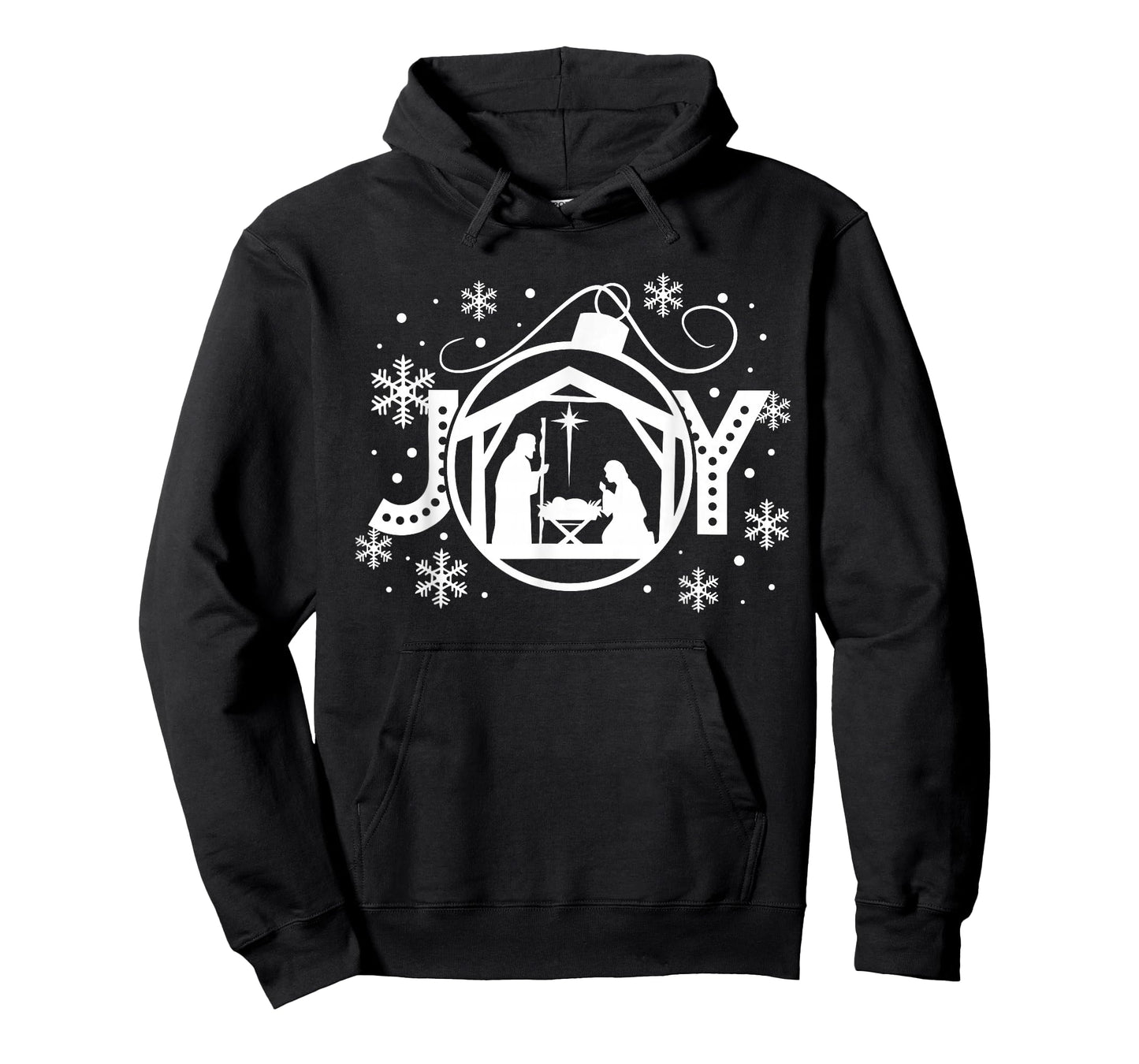 Christian Christmas Joy Jesus Nativity Scene Faith Family T-Shirt