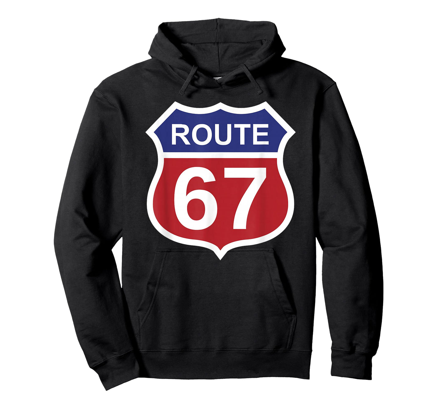 Route 67 Funny Six Seven 6 7 Meme Interstate Highway I-67 T-Shirt