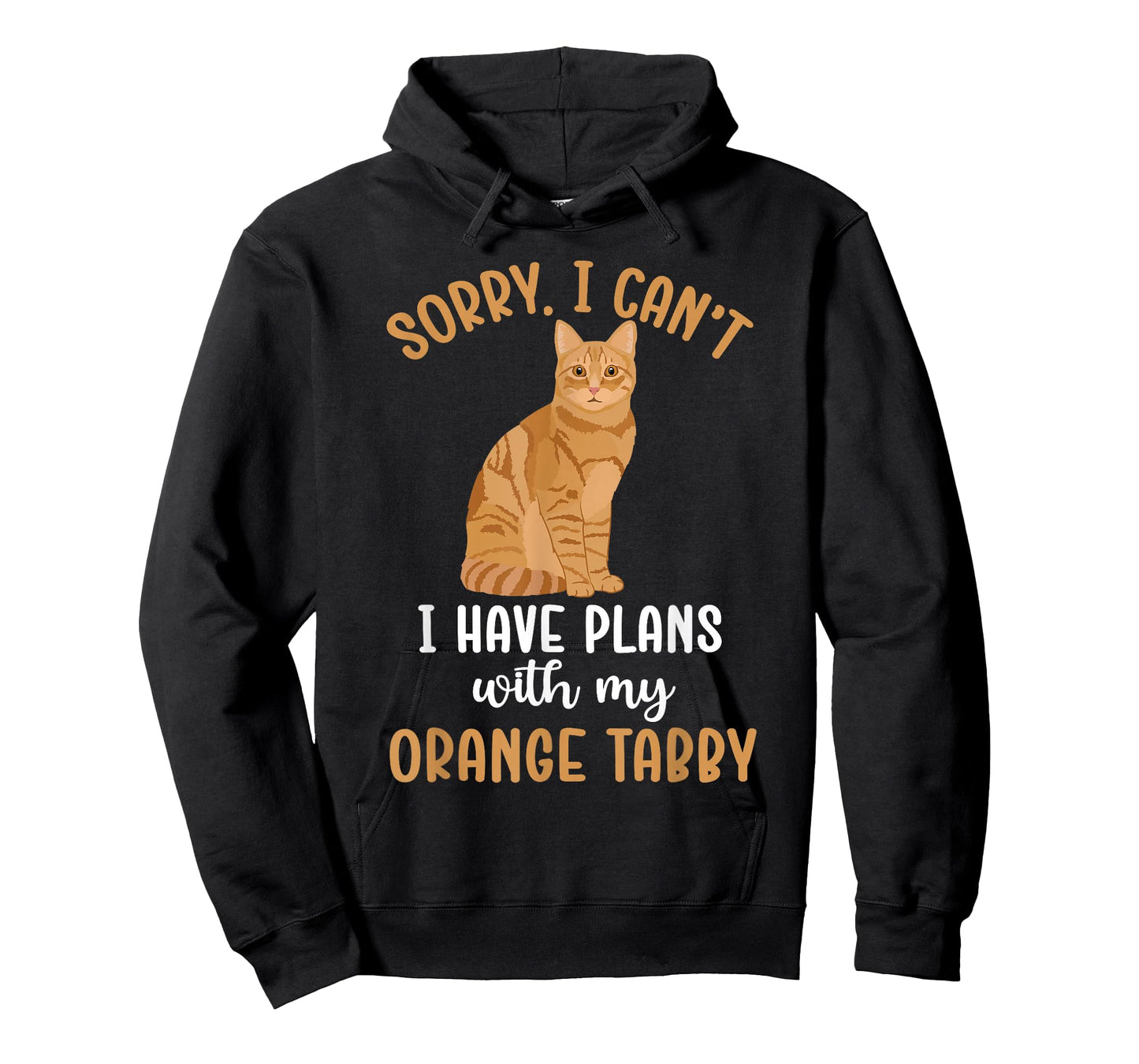 Plans with My Orange Tabby Cat Owner Orange Tabby Cat Lover T-Shirt