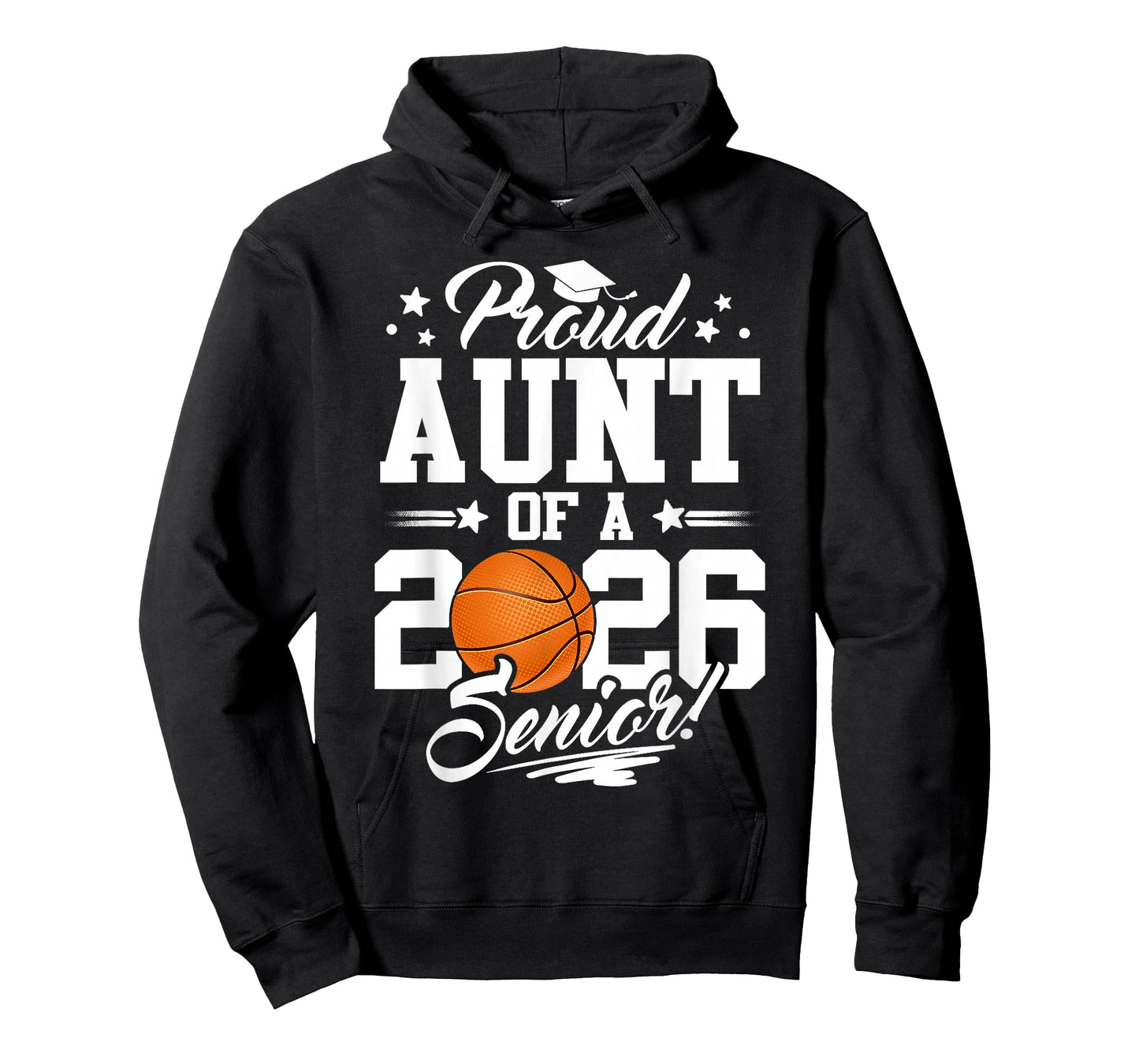 Proud Aunt of A 2026 Senior Basketball Graduation T-Shirt