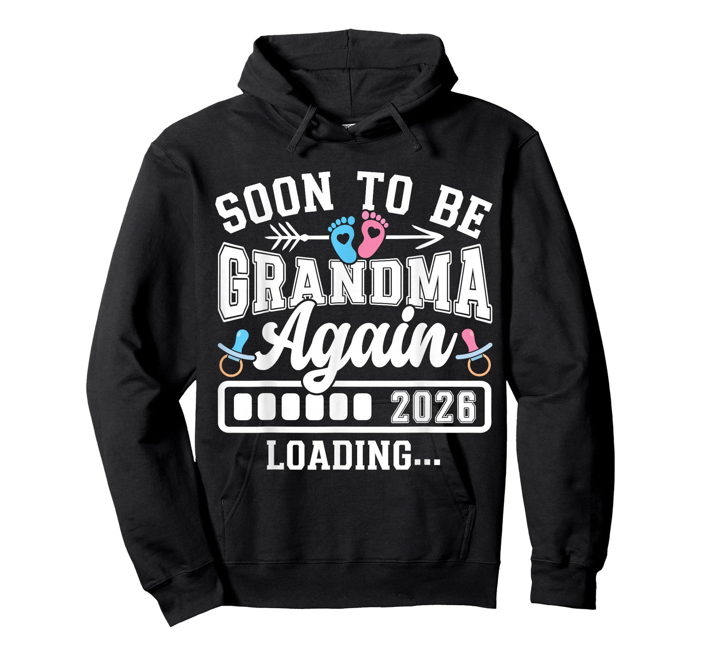 Soon to Be Grandma Again 2026 Loading Pregnancy Announcement T-Shirt