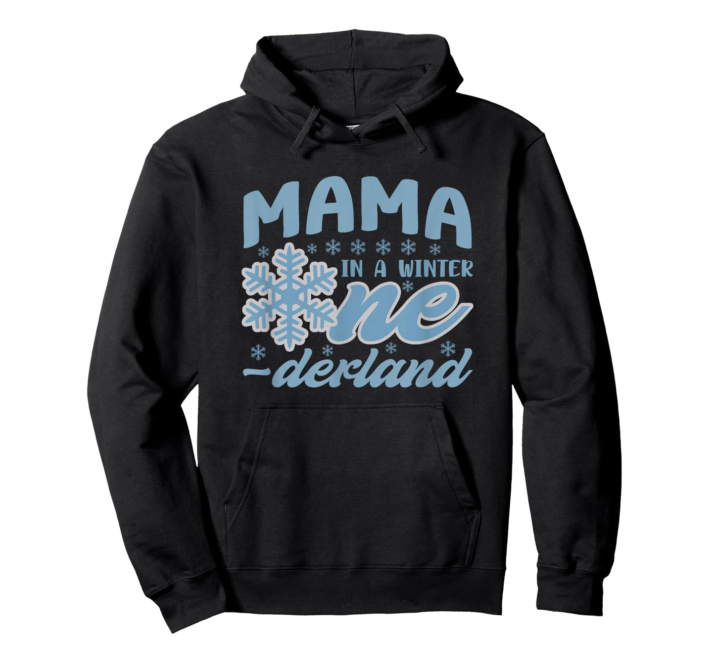 Mama in A Winter Onederland Bday Girl Sweet Snowflake T-Shirt