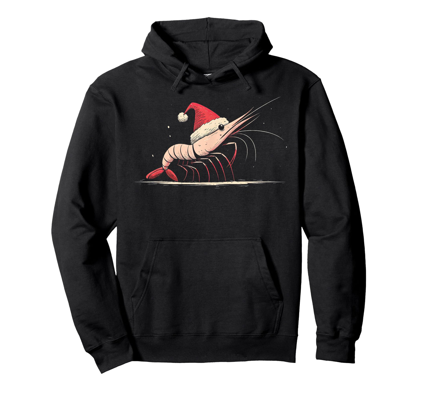 Funny Shrimp Christmas Graphics Animal Lights Lover T-Shirt