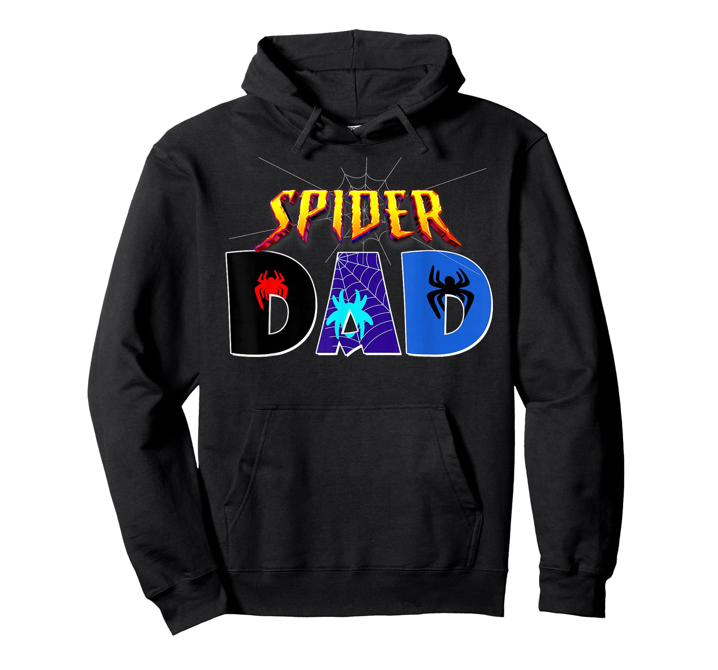 Spider Dad Shirt Birthday Fathers Day Halloween Costumes Pjs T-Shirt