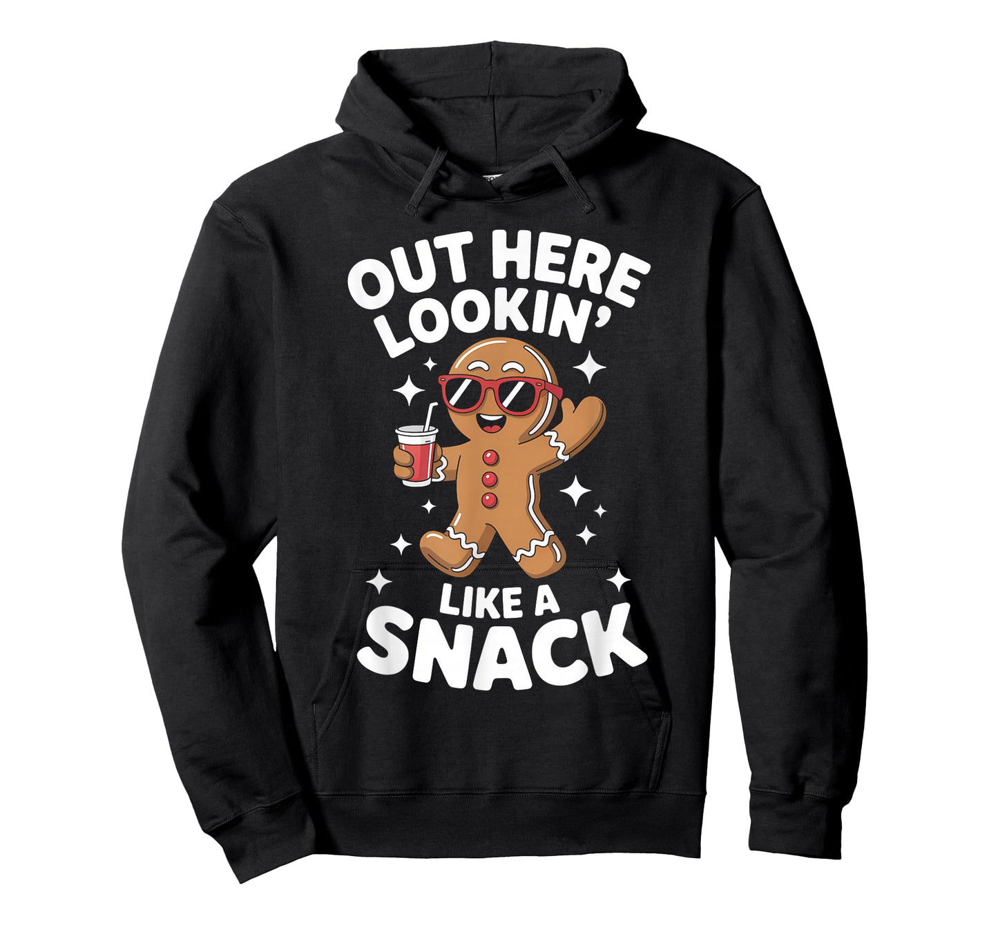 Christmas Gingerbread Man Out Here Looking Like A Snack T-Shirt