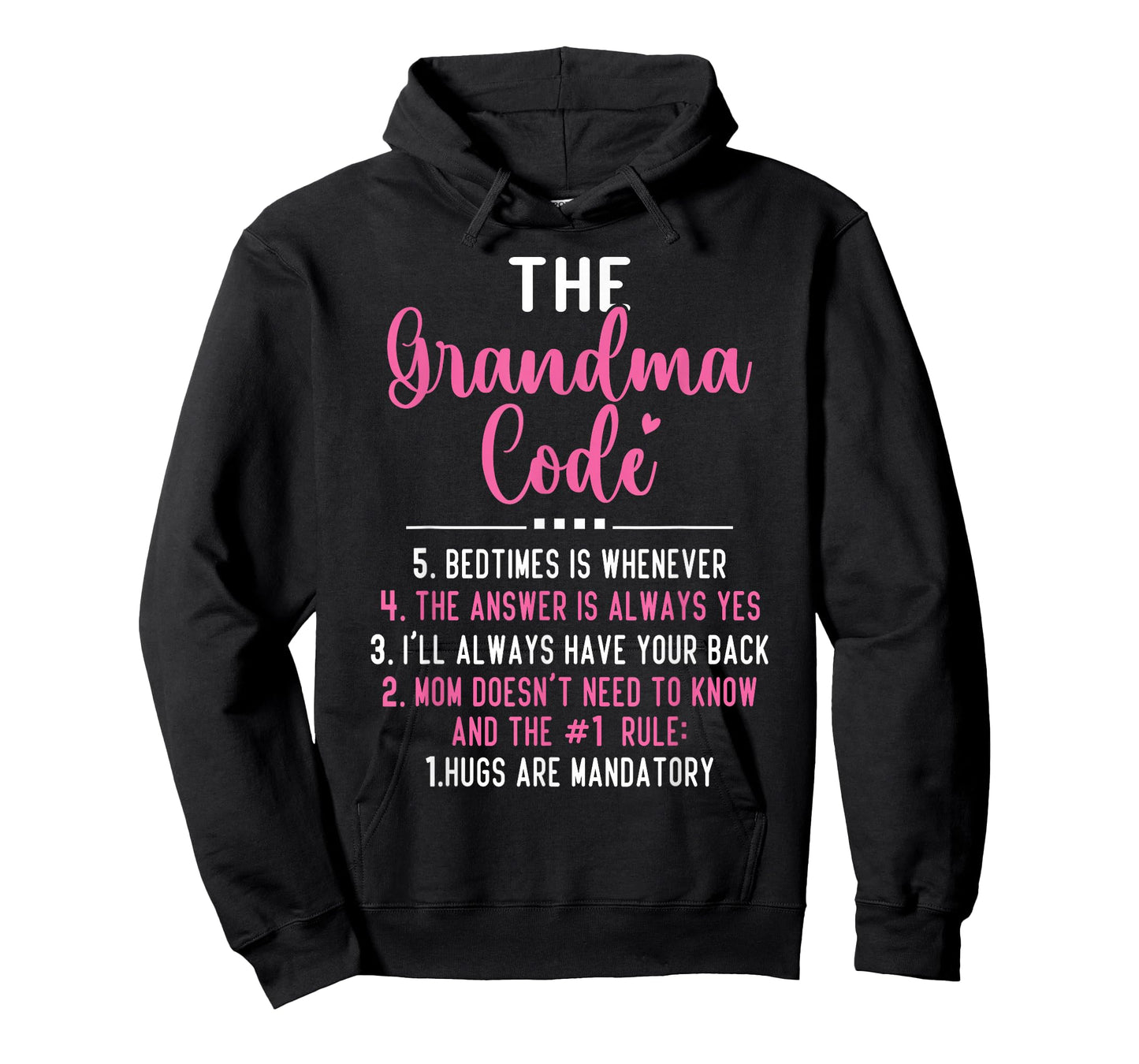 The Grandma Code Granny Grandparent Grandmother T-Shirt