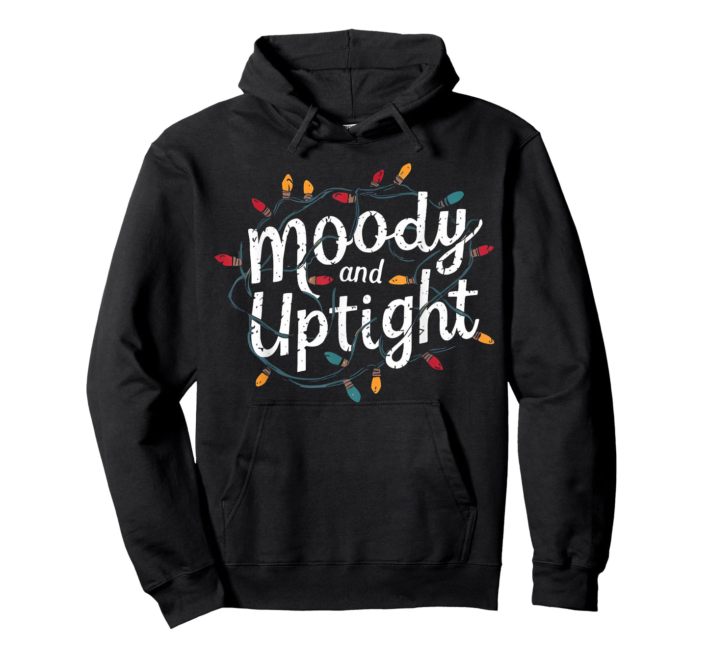 Merry and Bright Moody and Uptight Christmas Couple Matching T-Shirt