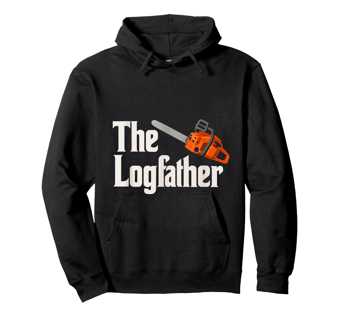 The Logfather Funny Arborist Logger Woodworker Chainsaw Dad T-Shirt