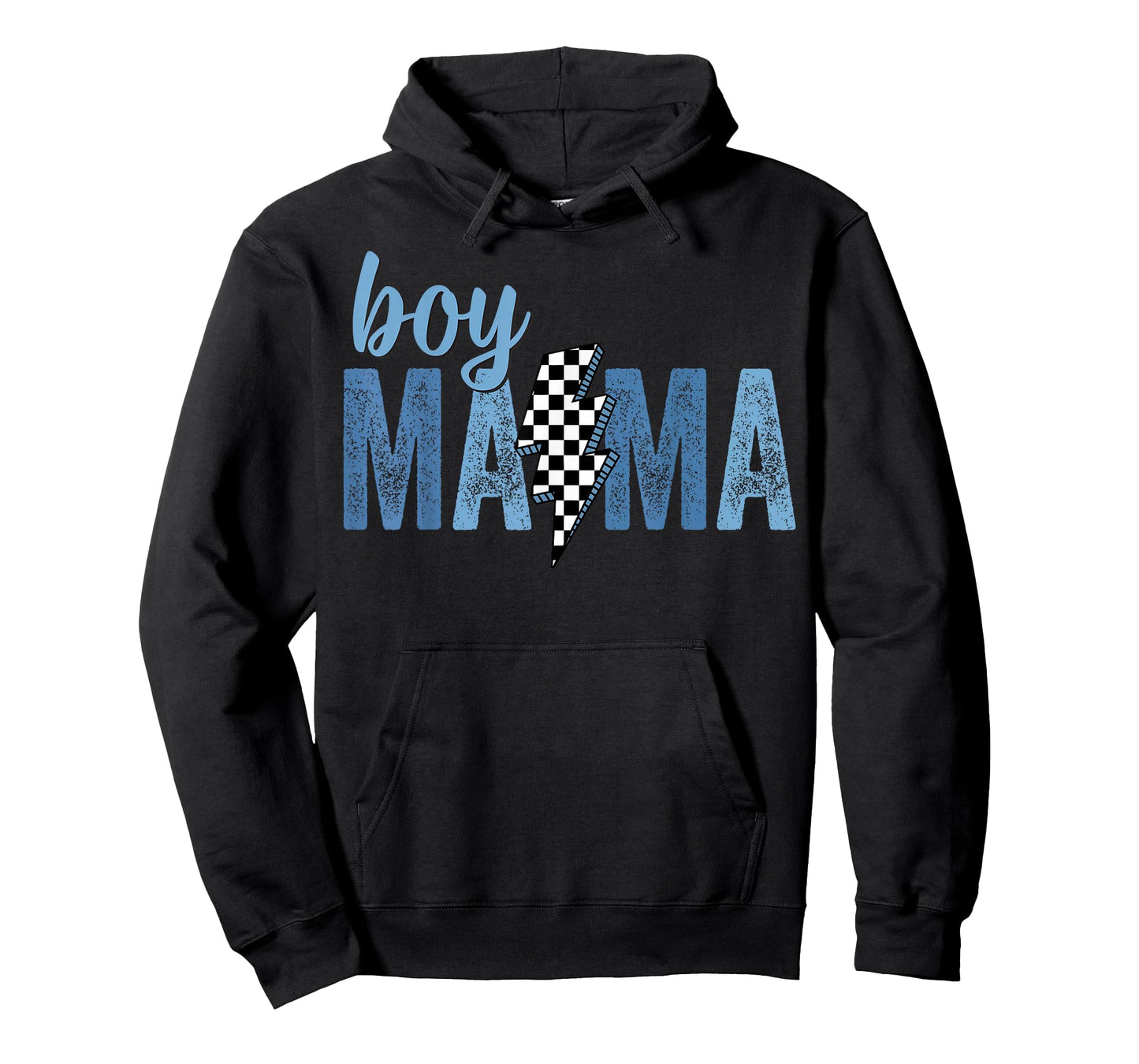 Retro Boy Mama Mother's Day 2026 Checkered Women Kids T-Shirt