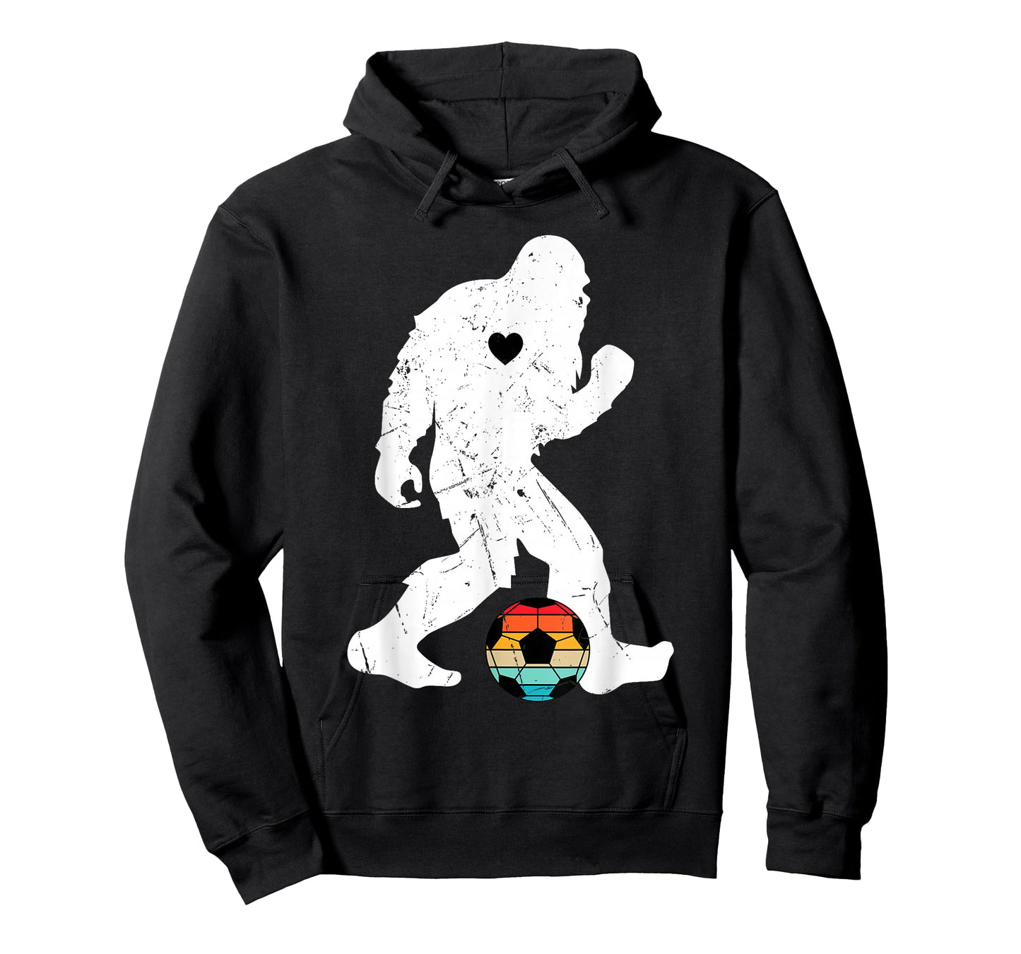 Bigfoot Playing Soccer for Player Fans Enthusiast Funny Gift T-Shirt