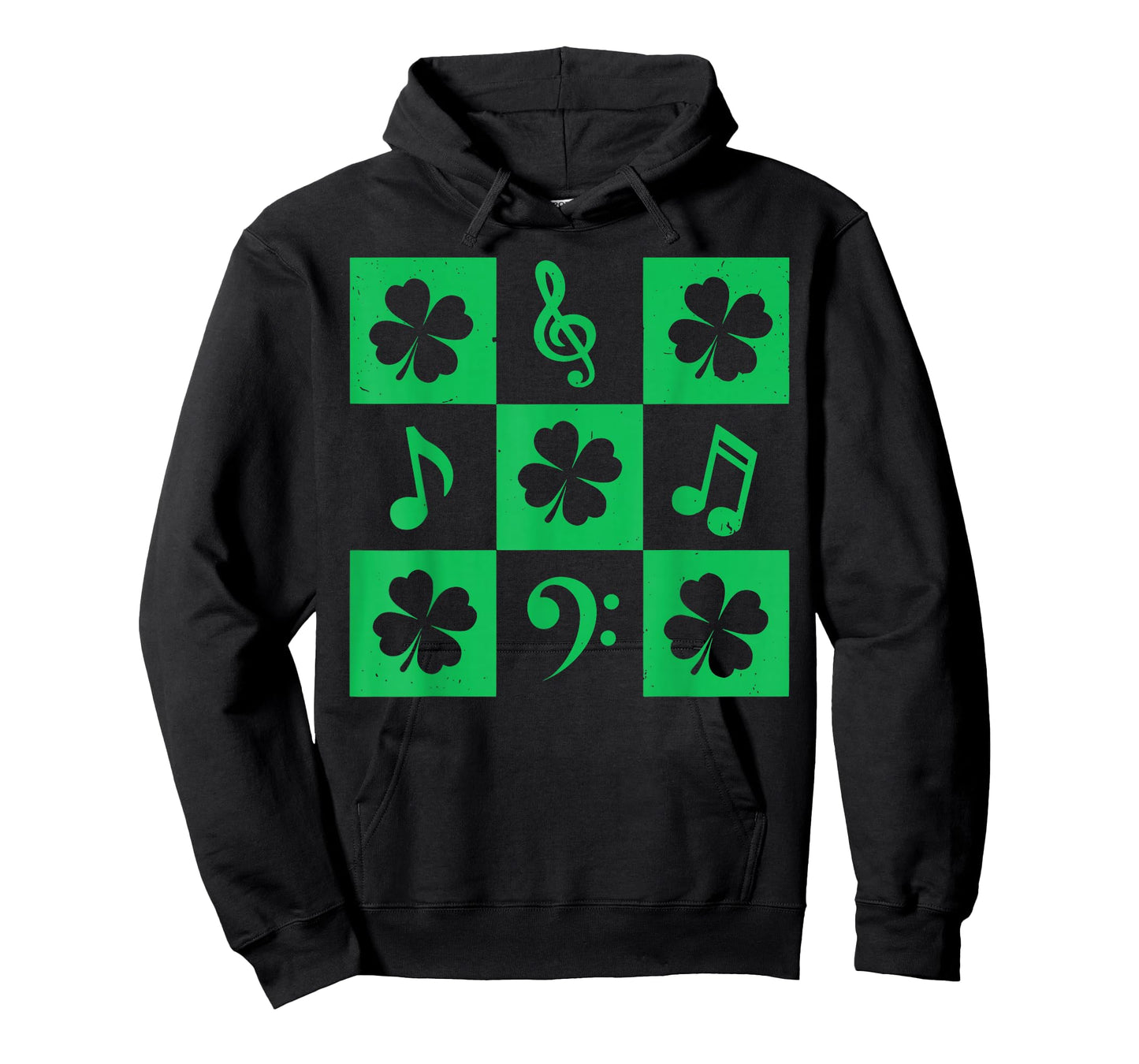Music Note Shamrock St Patricks Day Musician Music Teacher T-Shirt